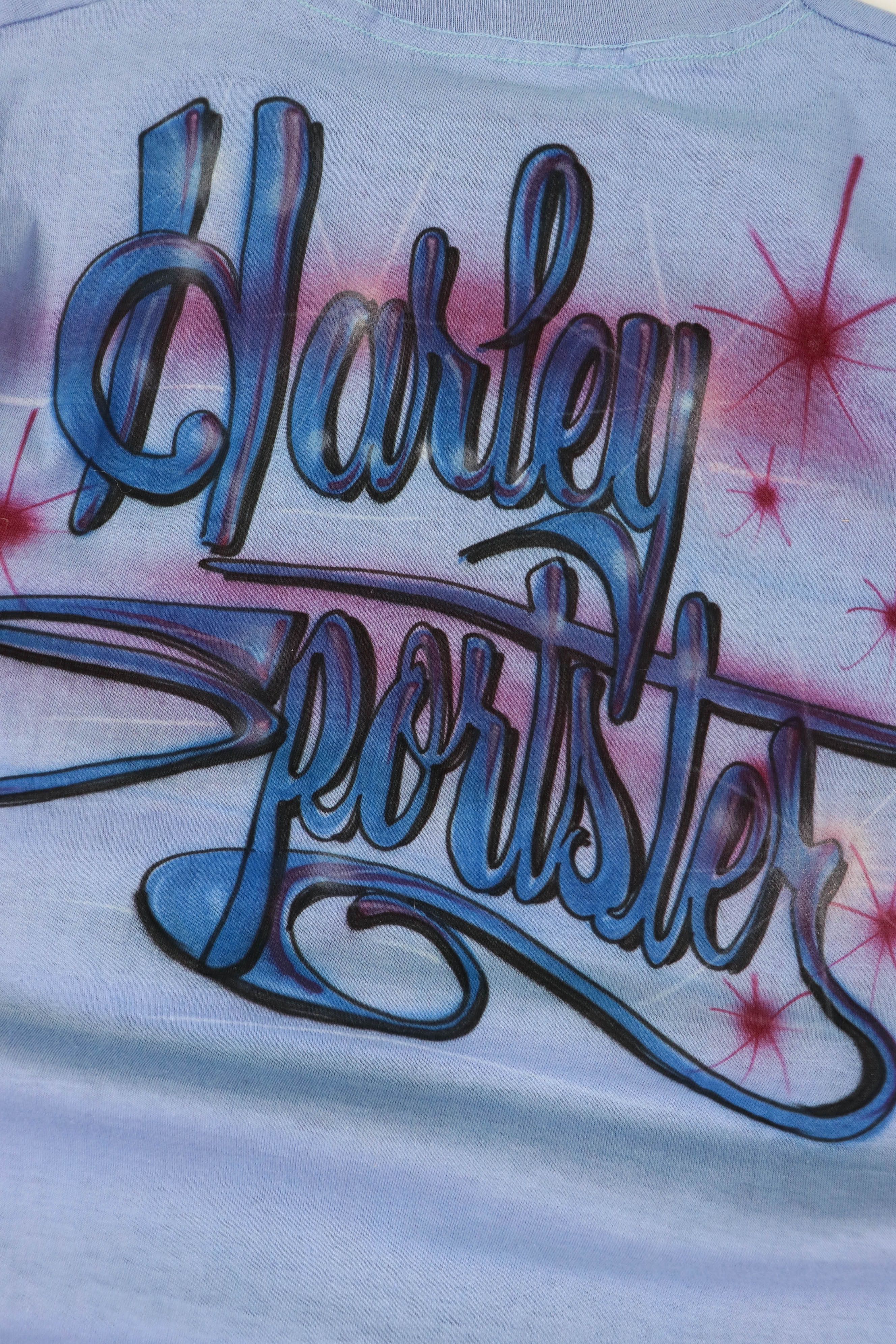 Vintage Harley Sportster Daytona Retro Vintage Hand Painted T-shirt Size US XS / EU 42 / 0 - 6 Thumbnail