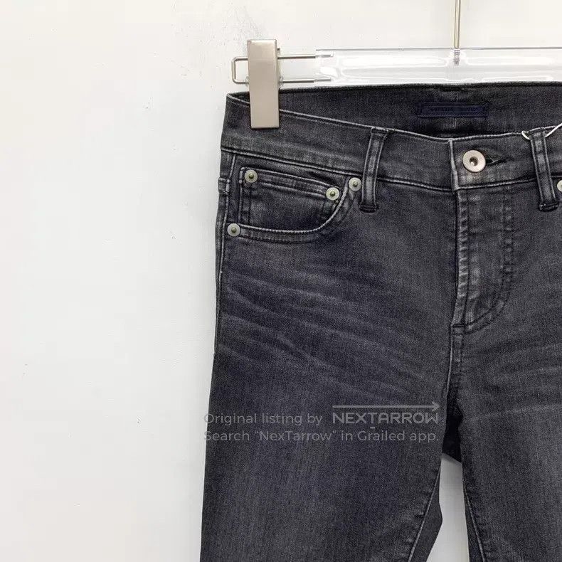 Prada Prada Black and gray washed cotton denim trousers Size 24" / US 00 / IT 34 - 3 Thumbnail