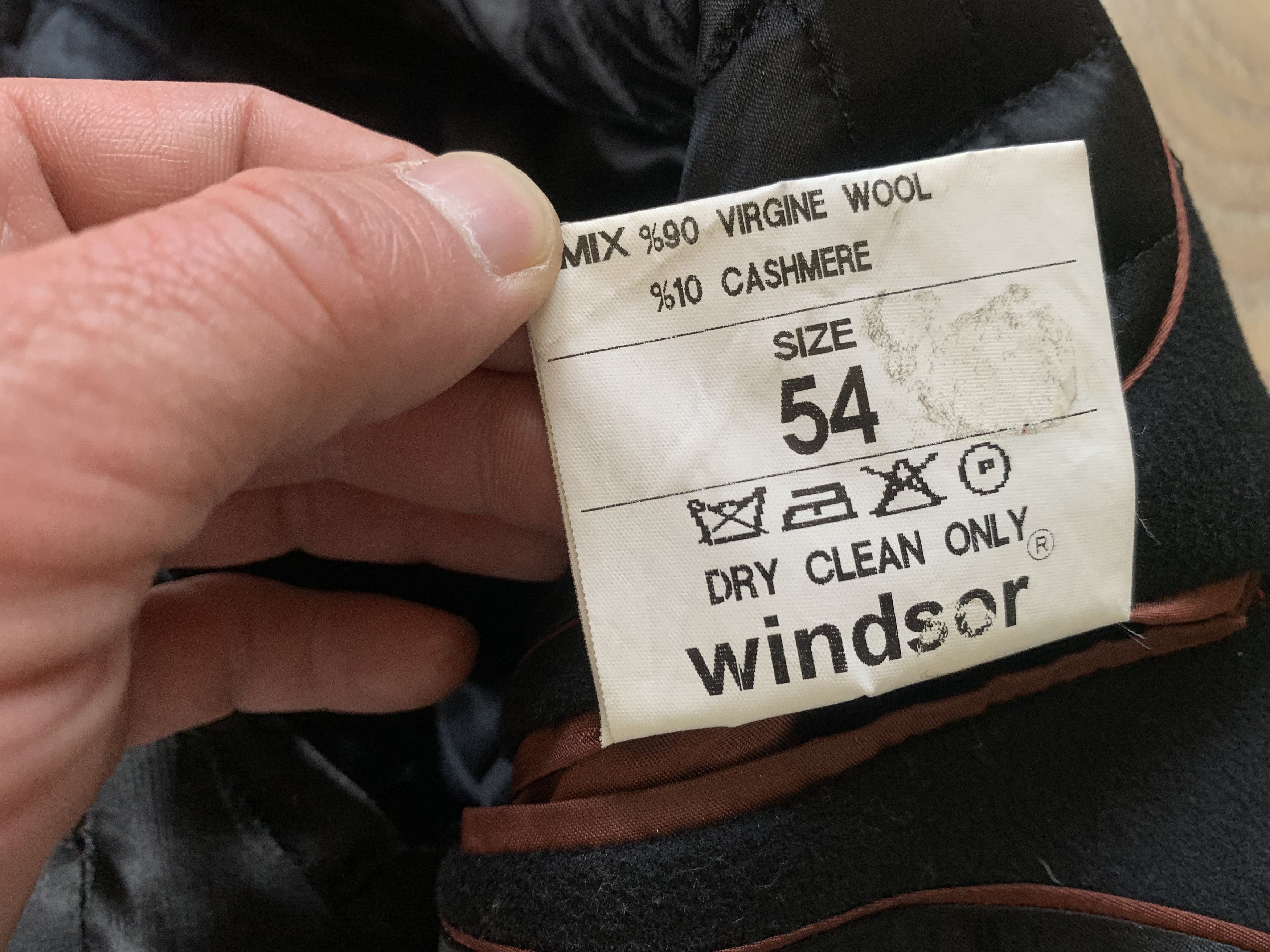 Loro Piana Windsor Loro Piana Fabric Cashmere Wool Mens Black Coat Size US L / EU 52-54 / 3 - 6 Thumbnail