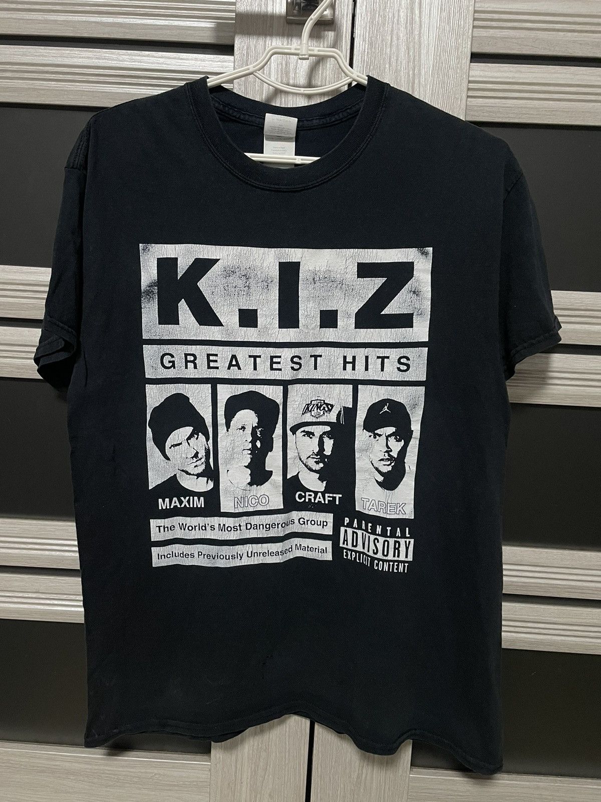 Band Tees Vintage 2000s K.I.Z Greatest Hits Rap Rock Band Tee Black Size US L / EU 52-54 / 3 - 1 Thumbnail