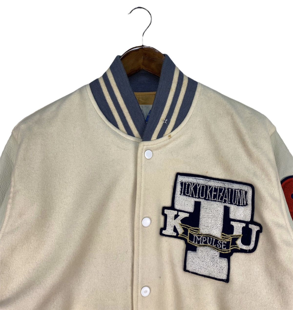Impulse Vtg Impulse Tokyo Keizai Unm Varsity Jacket Size US L / EU 52-54 / 3 - 3 Thumbnail