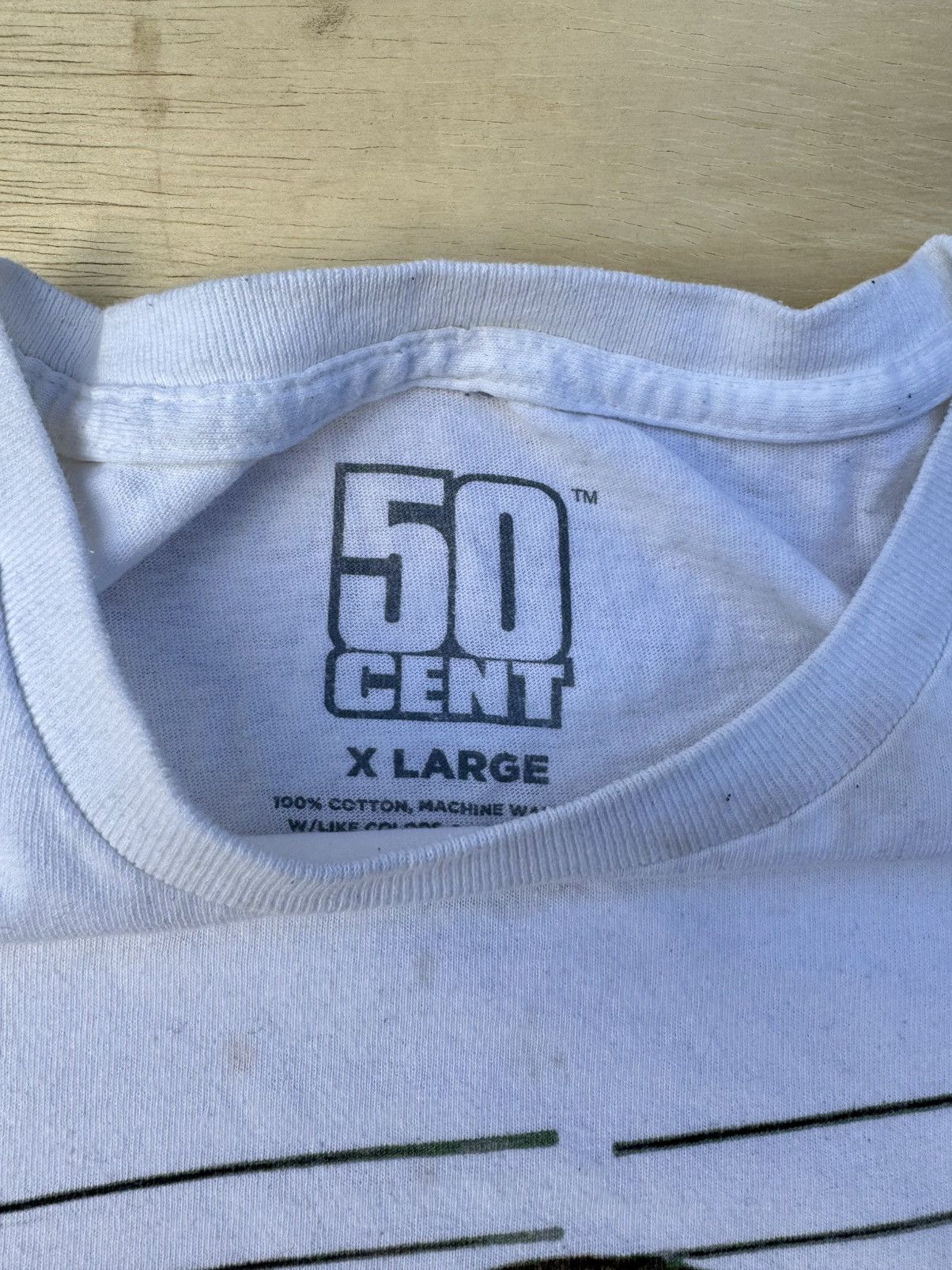 50 Cent × G-Unit × Rap Tees 2007 Vintage 50 Cent G-Unit Rap Tour Concert Merch T-Shirt Size US XL / EU 56 / 4 - 7 Thumbnail
