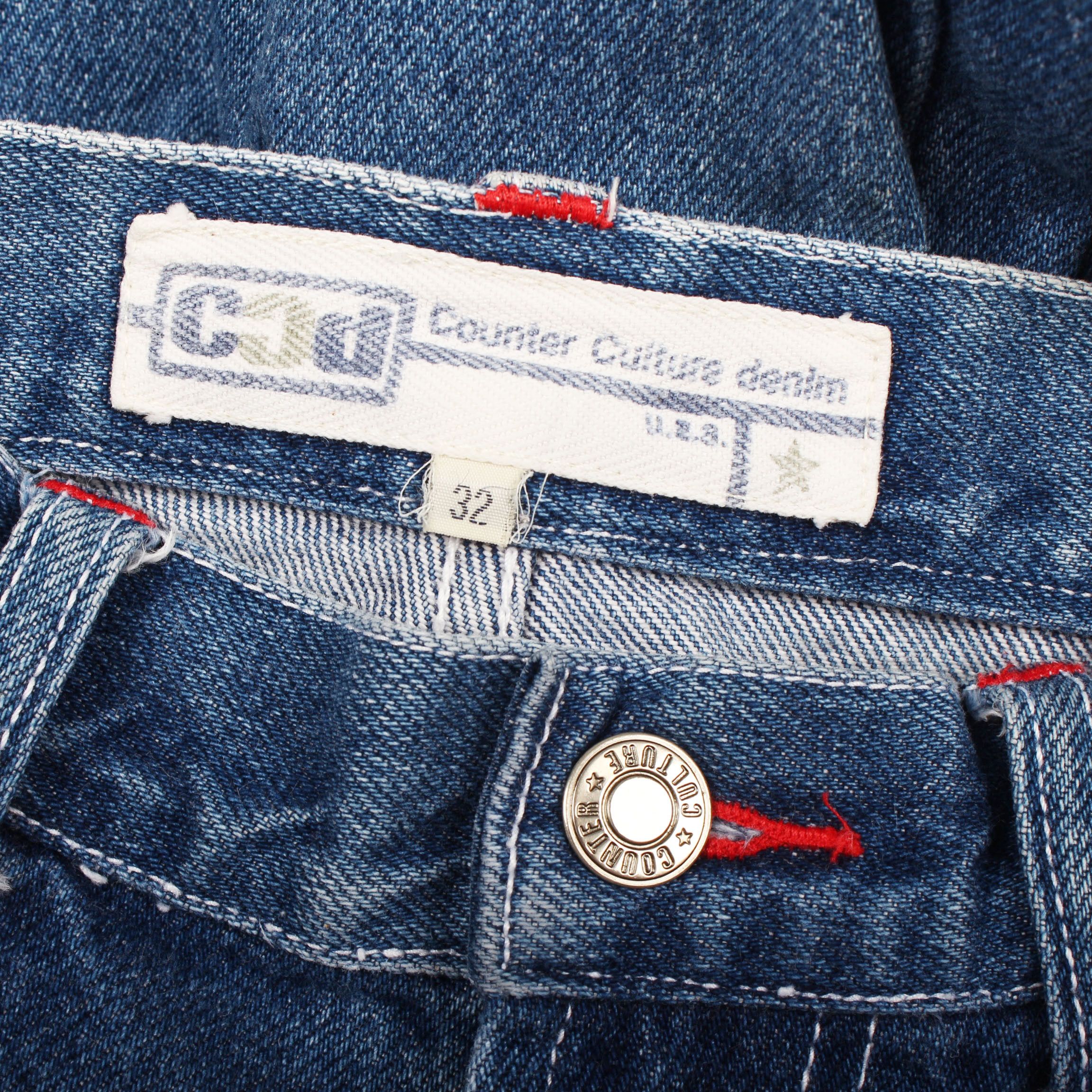Jean × Vintage Vintage 90's Y2K CCD Baggy Jeans Pants Size W 32 in Size US 32 / EU 48 - 7 Thumbnail
