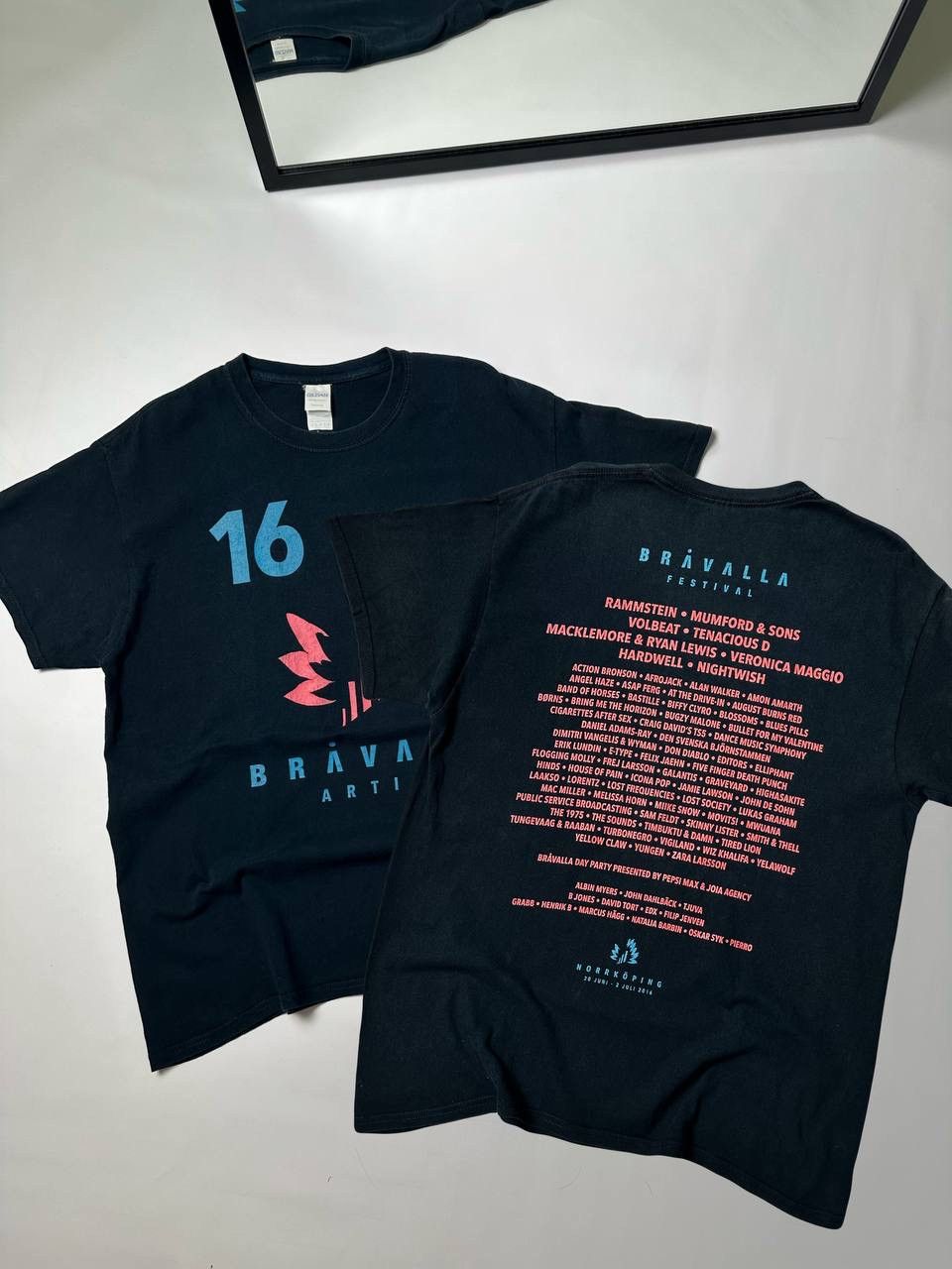 Band Tees × Japanese Brand × Vintage Vintage Rammstein x Bravalla Festival Authentic Merch Size US L / EU 52-54 / 3 - 1 Thumbnail