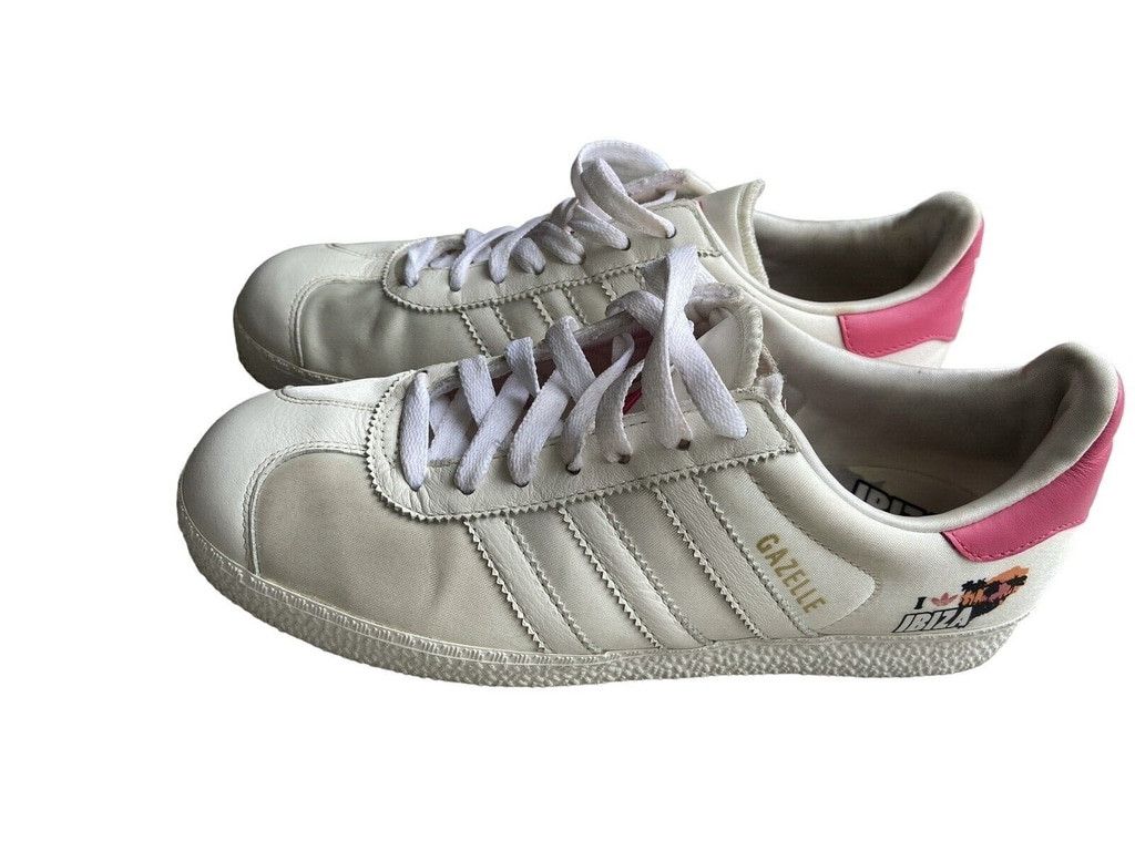 Adidas Gazelle 2 W Legacy I Love IBIZA (2007) Pink White UK 5.5 Size US 5.5 / IT 35.5 - 8 Thumbnail