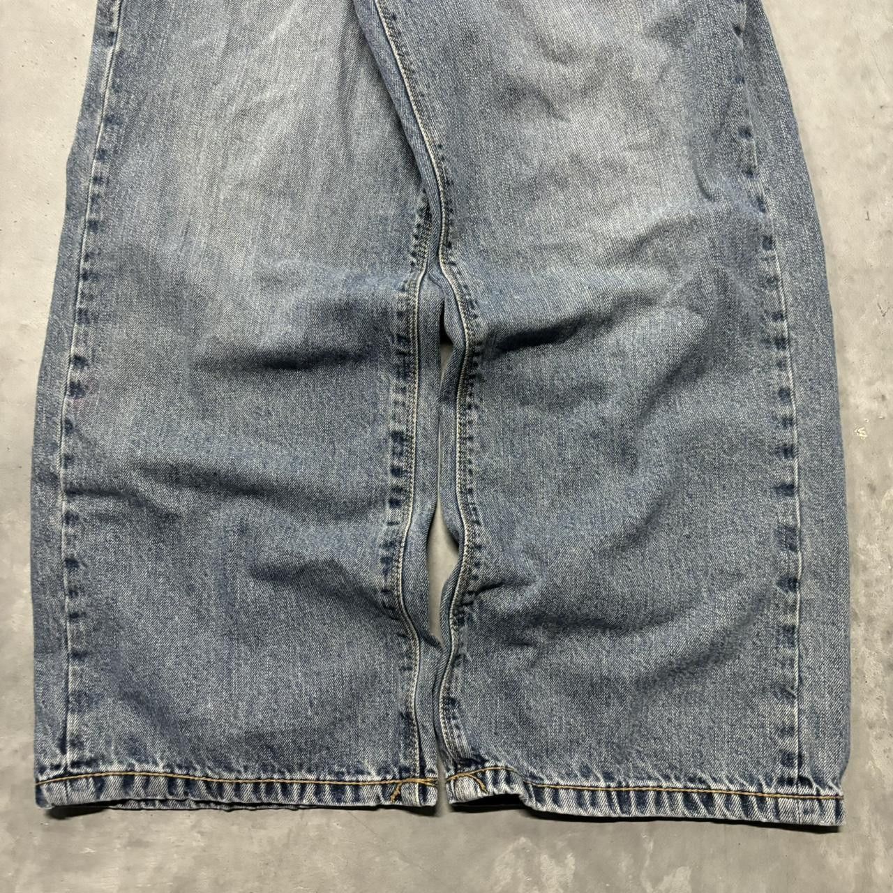 Sean John × Vintage Crazy Vintage Y2K/2000s Baggy Grunge Dark Wash Sean John Skater Denim Jeans! Size US 36 / EU 52 - 6 Thumbnail