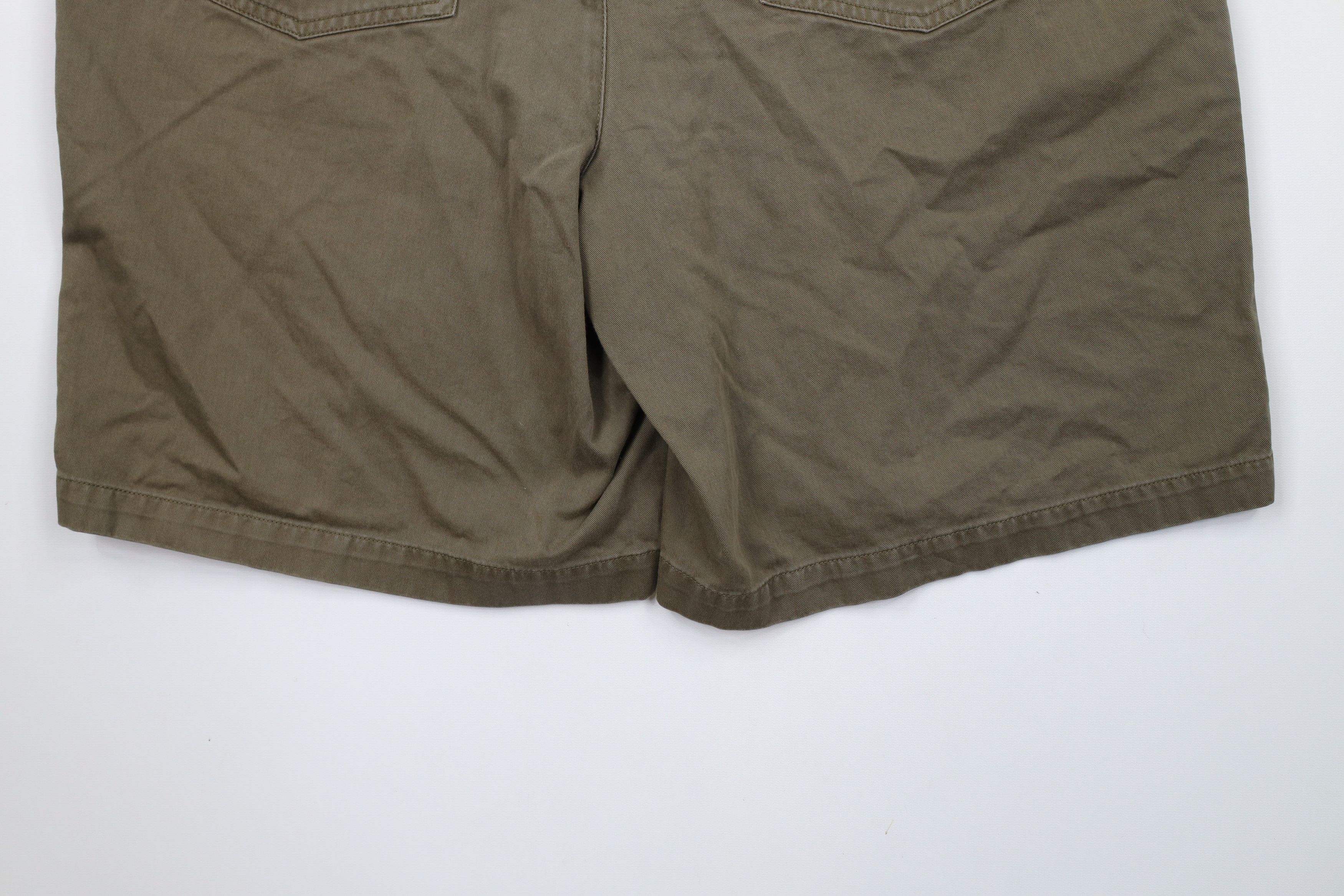 Tommy Hilfiger × Vintage Vintage 90s Tommy Hilfiger Surplus Shorts Drab Green Size US 36 / EU 52 - 10 Thumbnail