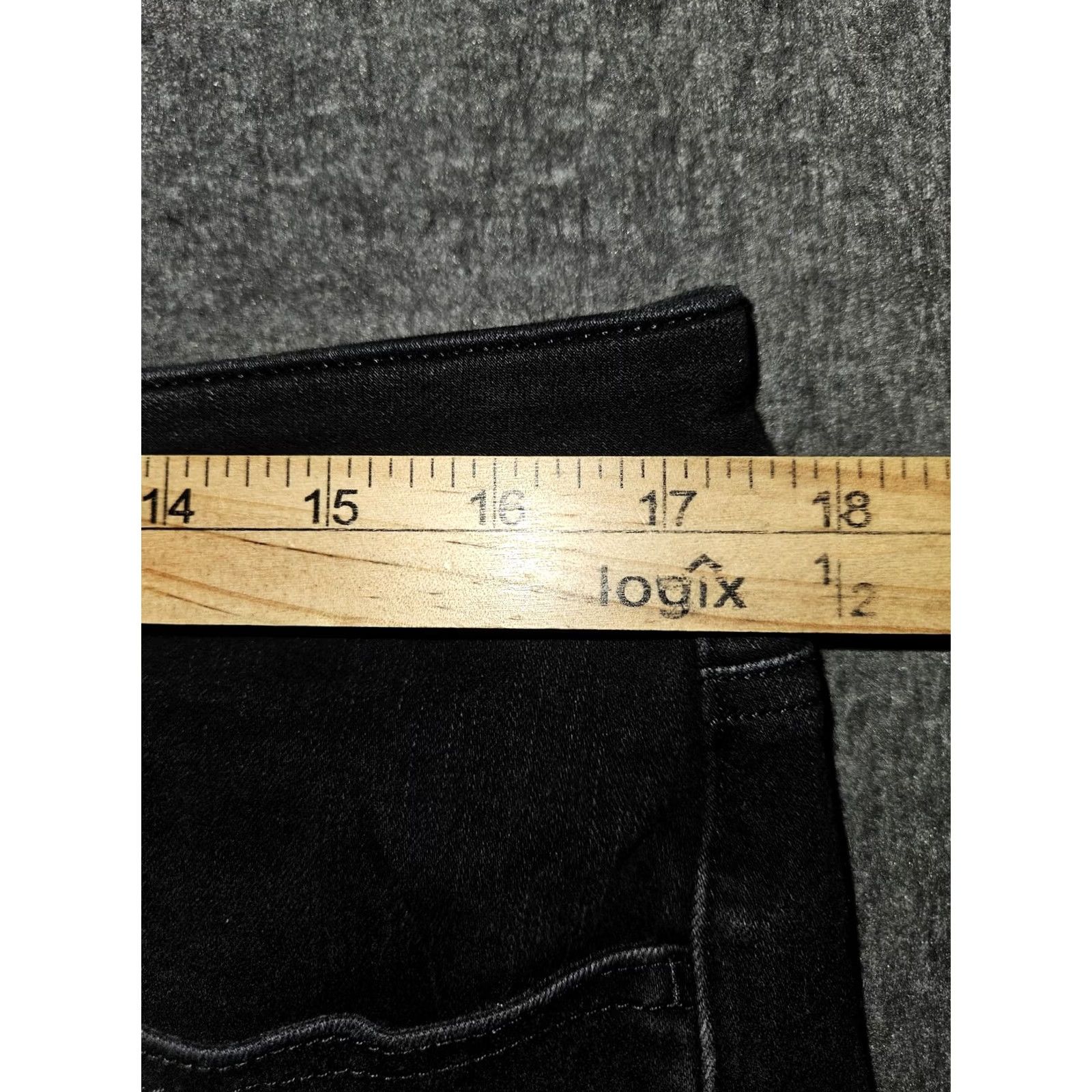 American Eagle Outfitters American Eagle Outfitters Jeans Womens 14 Black Rise Jegging Stretch Size 36" / US 14 / IT 50 - 5 Thumbnail