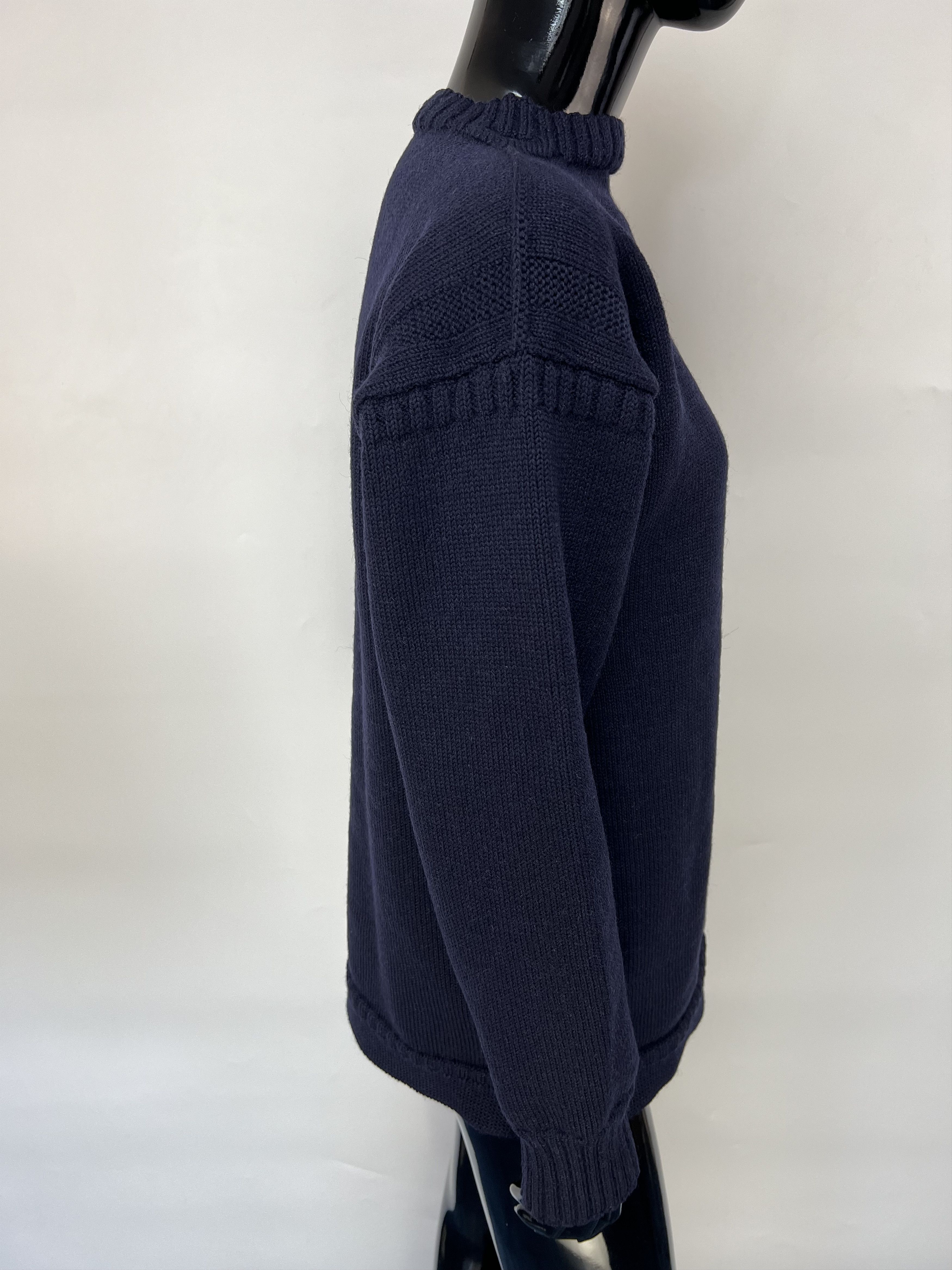 Le Tricoteur Guernsey Le Tricoteur Traditional Guernsey Wool Sweater Size S/M Size M / US 6-8 / IT 42-44 - 2 Thumbnail