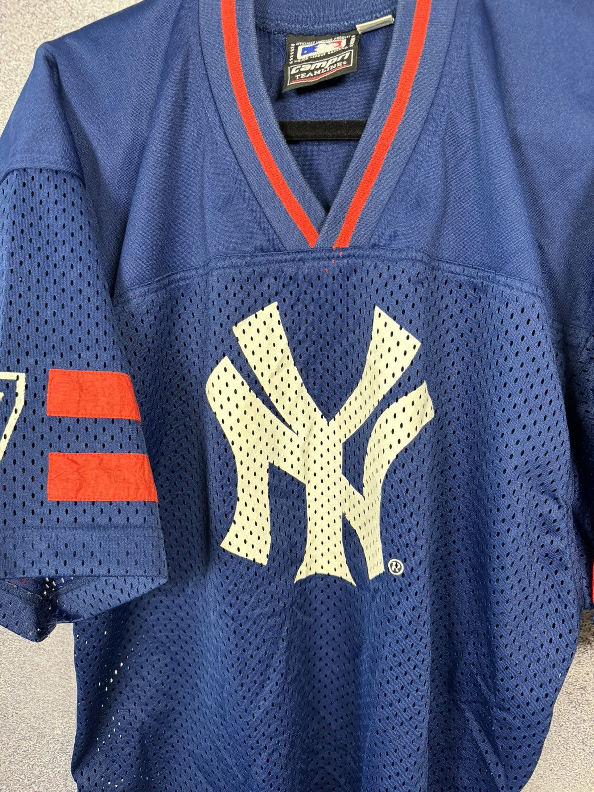 NFL × New York Yankees 90’s New York Yankees Campri Vintage Baseball Jersey Size US M / EU 48-50 / 2 - 5 Thumbnail