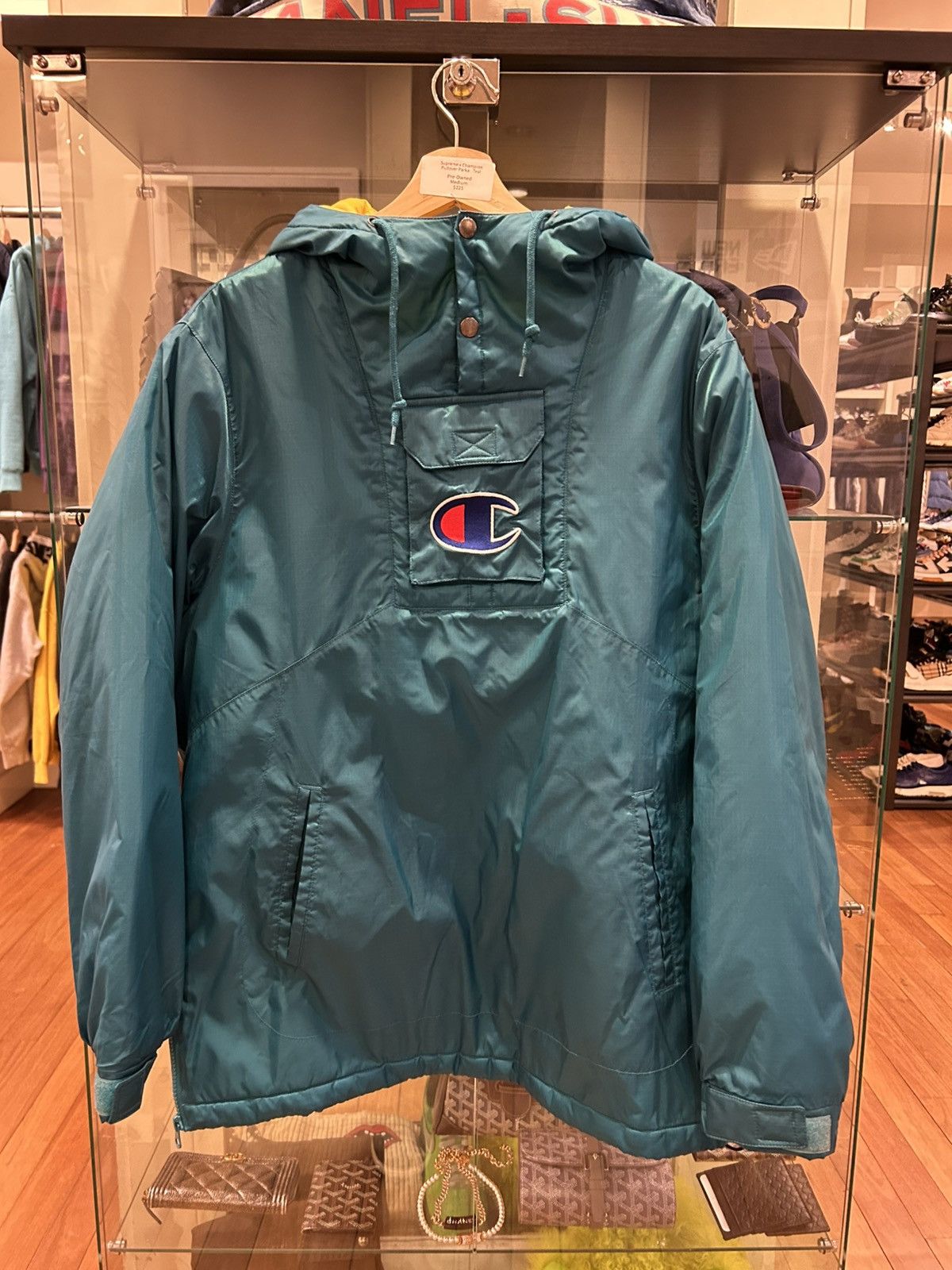 Champion × Supreme Supreme X Champion Pullover Parka Size US M / EU 48-50 / 2 - 1 Thumbnail