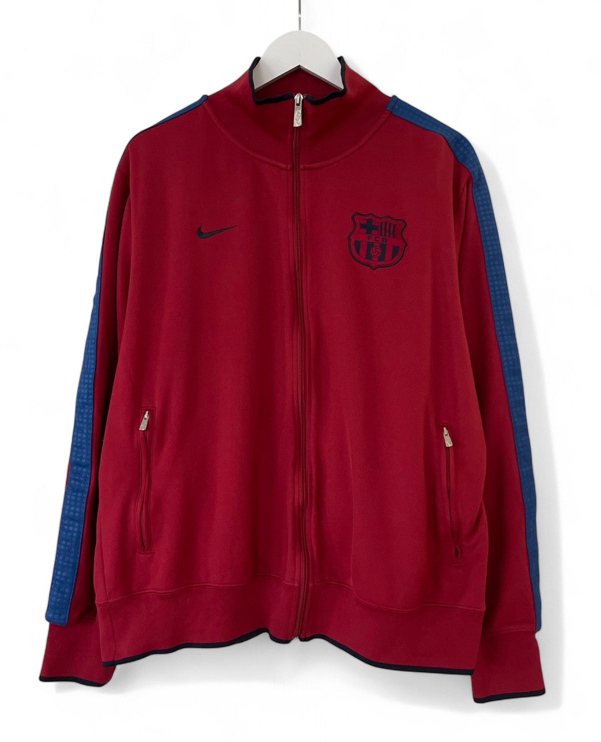 Nike × Vintage Barcelona Spain Nike 2010 Football Soccer Jacket Size XL Size US XL / EU 56 / 4 - 1 Thumbnail