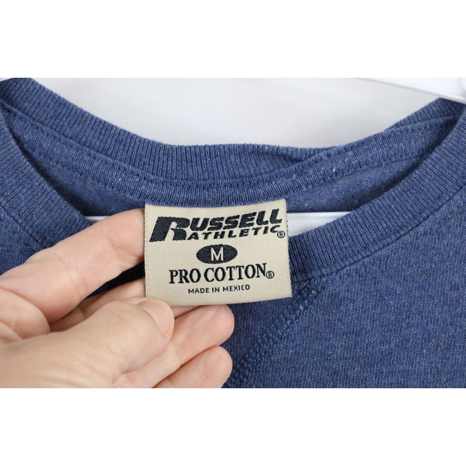 Russell Athletic × Vintage Vintage Russell Athletic Faded Blank T-Shirt Size US M / EU 48-50 / 2 - 5 Thumbnail