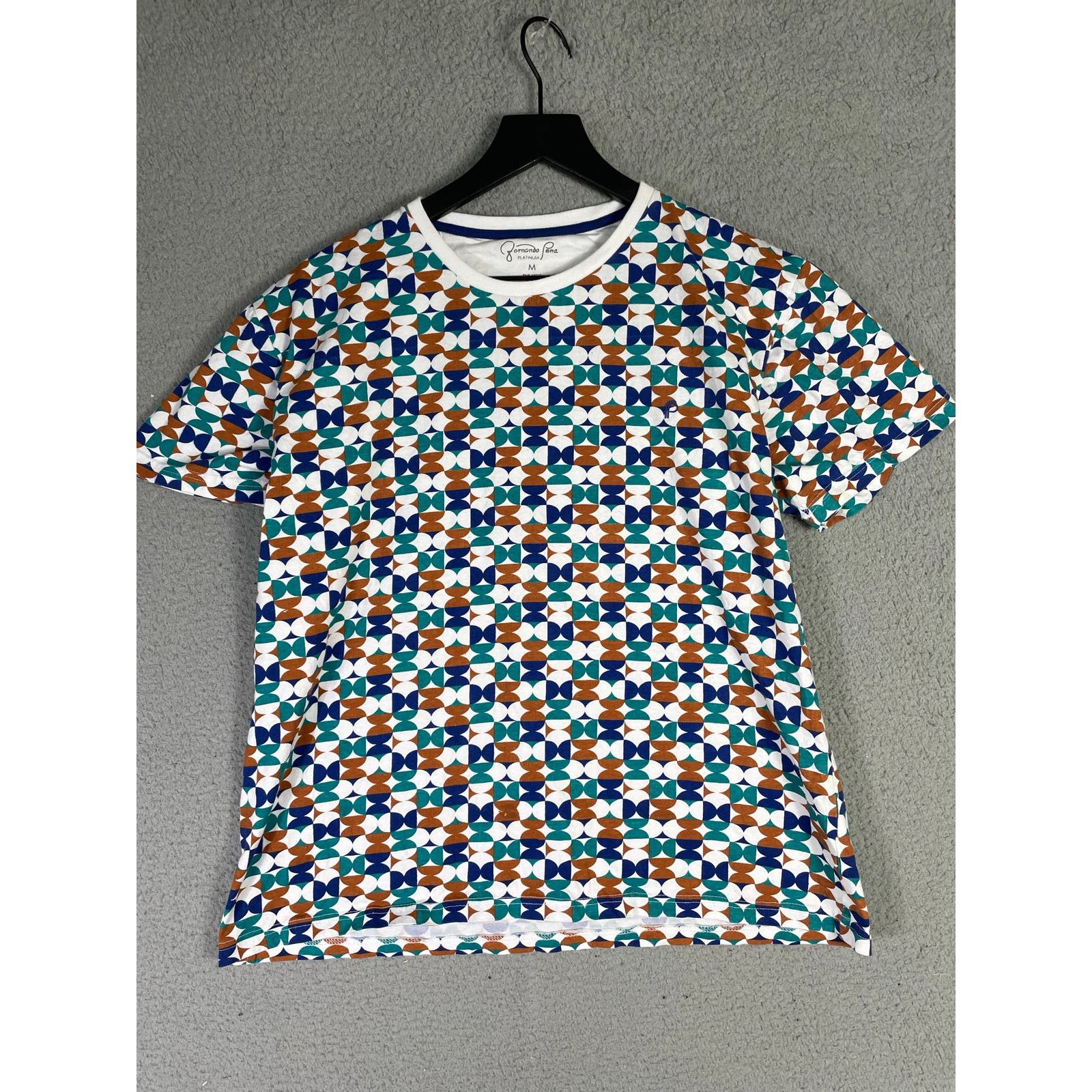 Other Fernando Pena Platinum Geometric Print T-Shirt Men's Medium Size US M / EU 48-50 / 2 - 8 Thumbnail