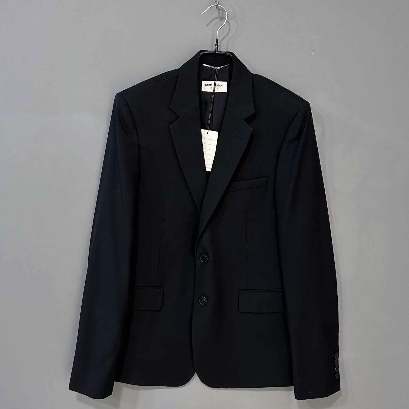Saint Laurent Paris Saint Laurent Smoking Jacket Black 48 Size 48R - 1 Thumbnail