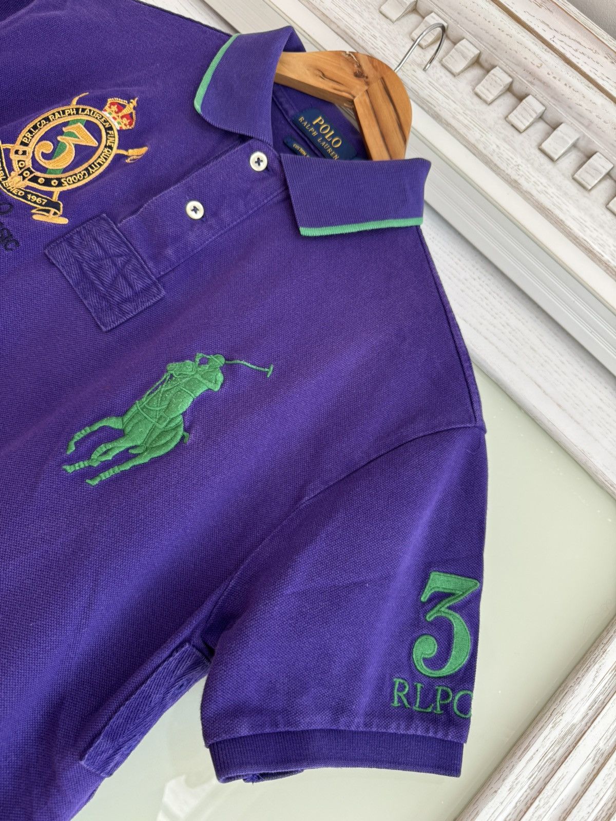 Polo Ralph Lauren × Ralph Lauren × Vintage Vintage Polo Ralph Lauren Summer Classic Polo T-Shirt Rare Size US M / EU 48-50 / 2 - 5 Thumbnail