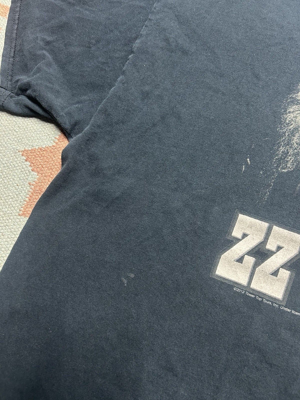 Vintage ZZ Top t shirt 2013 tour faded black distressed band 3XL Size US XXL / EU 58 / 5 - 3 Thumbnail