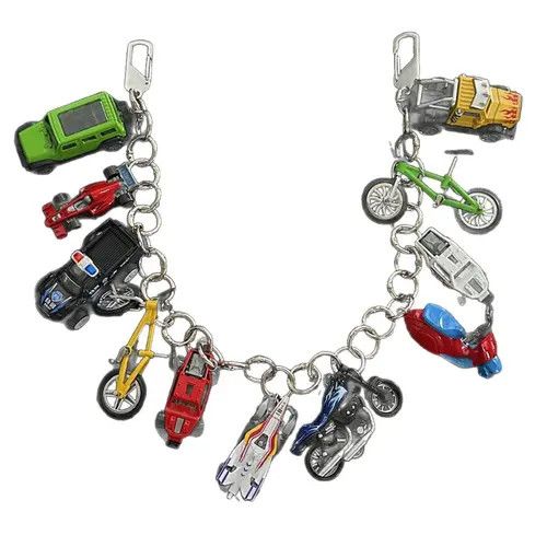 Jewelry Multi-Color Vehicle Charm Keychain, Metal Keyring Size ONE SIZE - 5 Thumbnail
