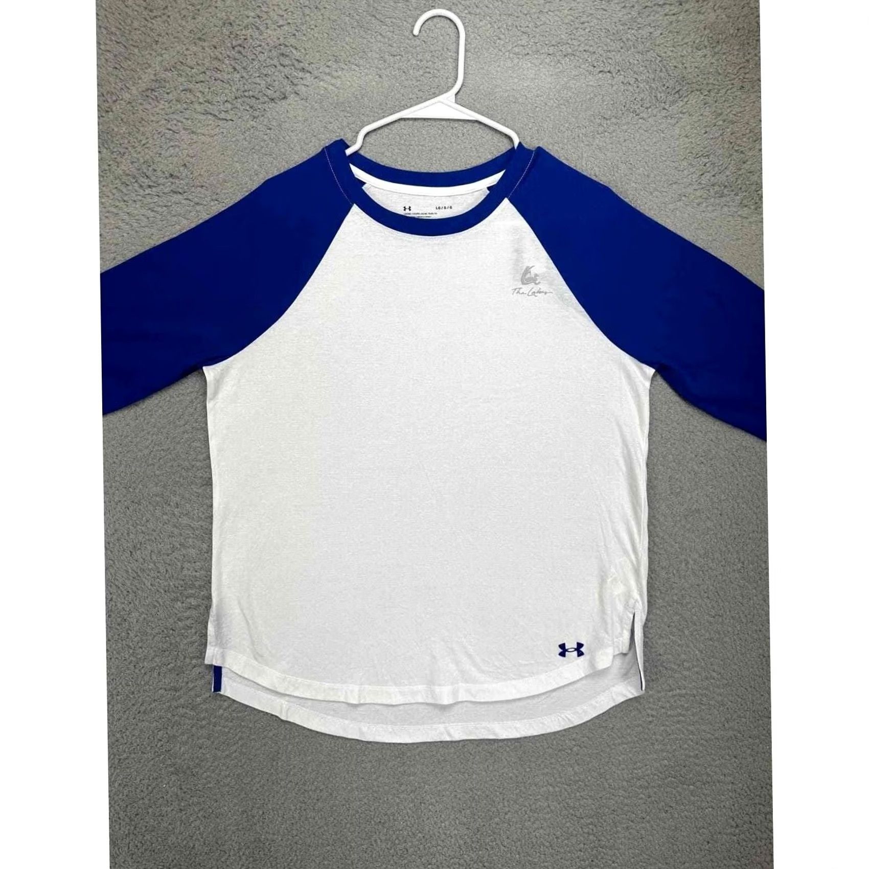 Under Armour Under Armour T-Shirt Womens Small The Lake White Colorblock 3-Quarter Sleeve NEW Size S / US 4 / IT 40 - 3 Thumbnail