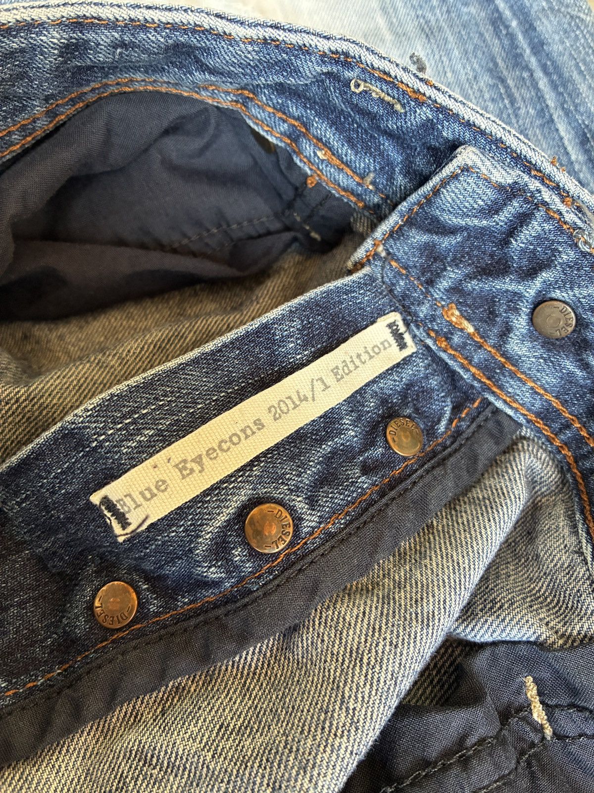 Diesel DIESEL SAFADO "Blue Eyecons" 0827V - Made in Italy - W33 L34 Size US 33 - 10 Thumbnail
