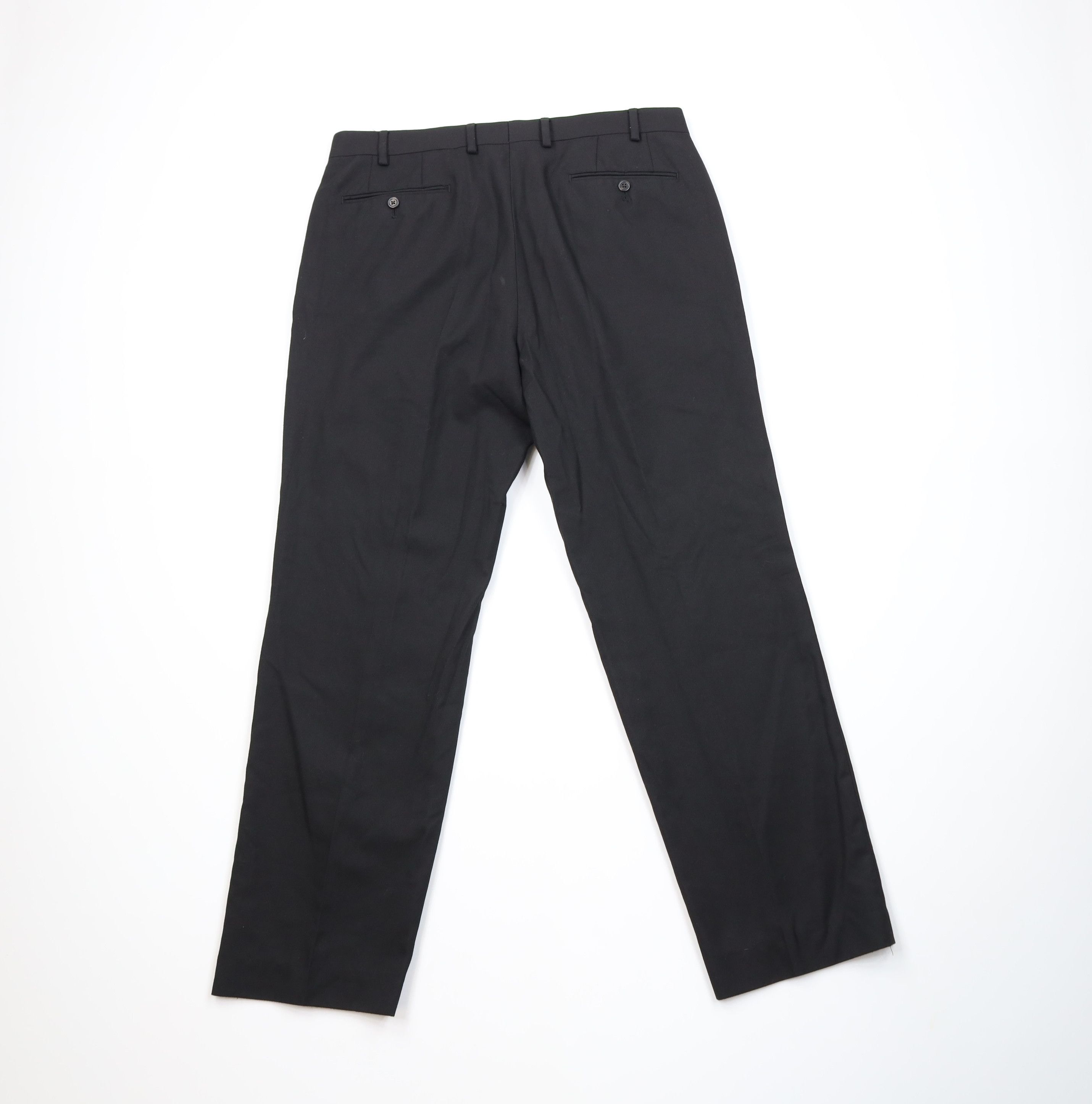 Ralph Lauren Vintage Ralph Lauren Rayon Straight Leg Chino Pants Black Size US 36 / EU 52 - 8 Thumbnail
