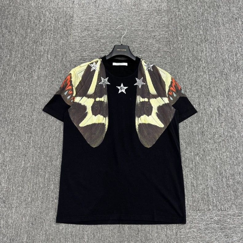 Givenchy Givenchy Butterfly Printed Short Sleeve Size US S / EU 44-46 / 1 - 1 Thumbnail