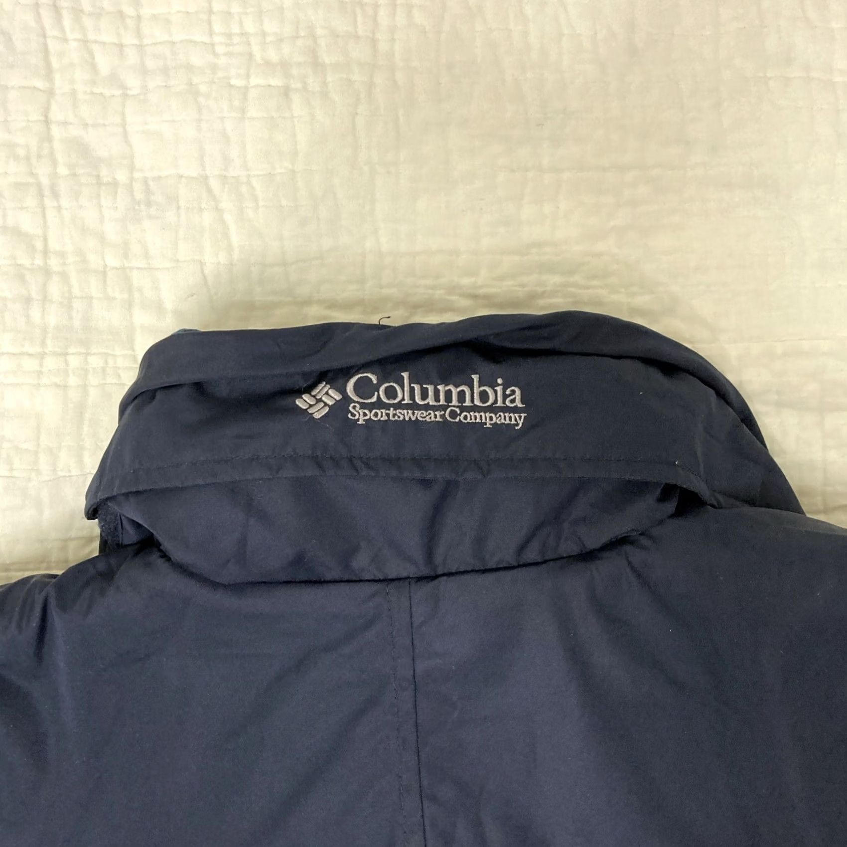 Vintage VINTAGE Columbia Jacket Womens Small Navy Microtex Full Zip Hooded Coat Outdoor Female Parka L Size S / US 4 / IT 40 - 8 Thumbnail