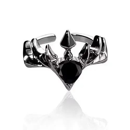 Jewelry × Vintage Tribal Thorn Ring Spike Graffiti Goth Punk Rock Jewelry Size ONE SIZE - 2 Thumbnail