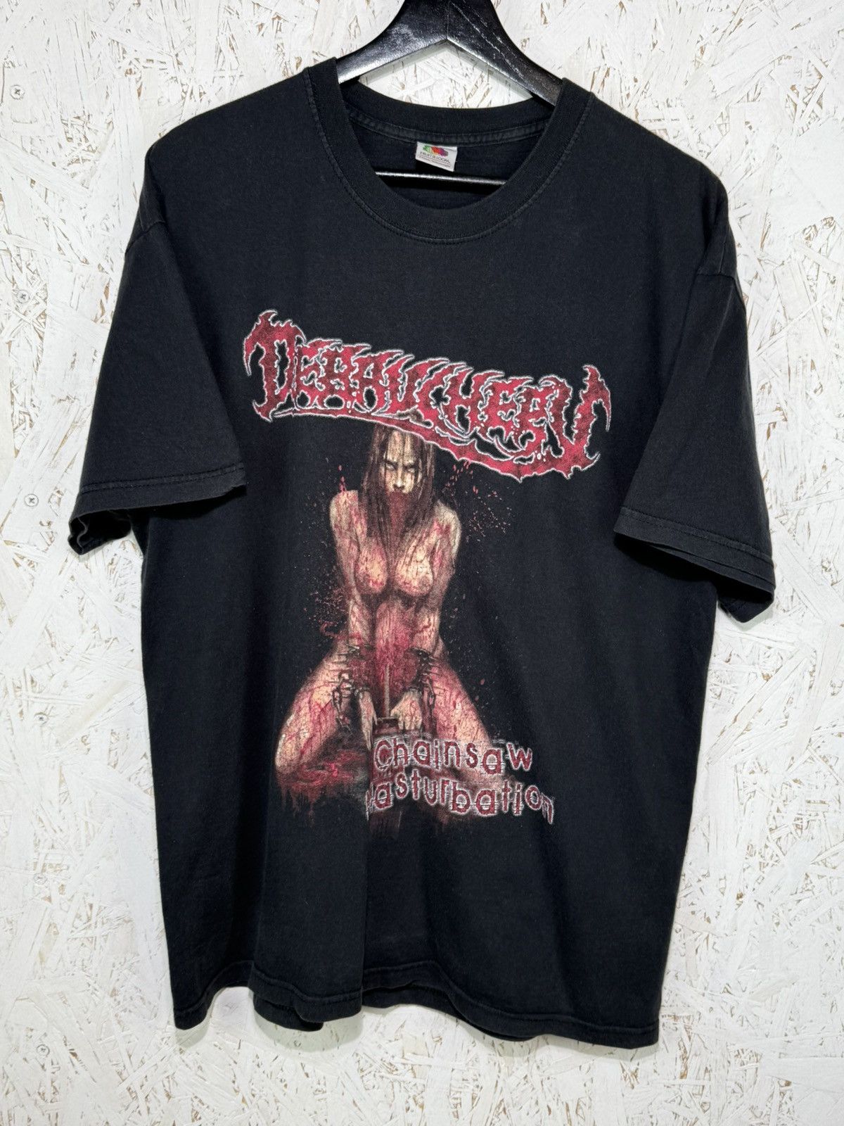 Band Tees Debauchery Chainsaw Masturbation 2004 Death Metal Band Tee L Size US L / EU 52-54 / 3 - 1 Thumbnail