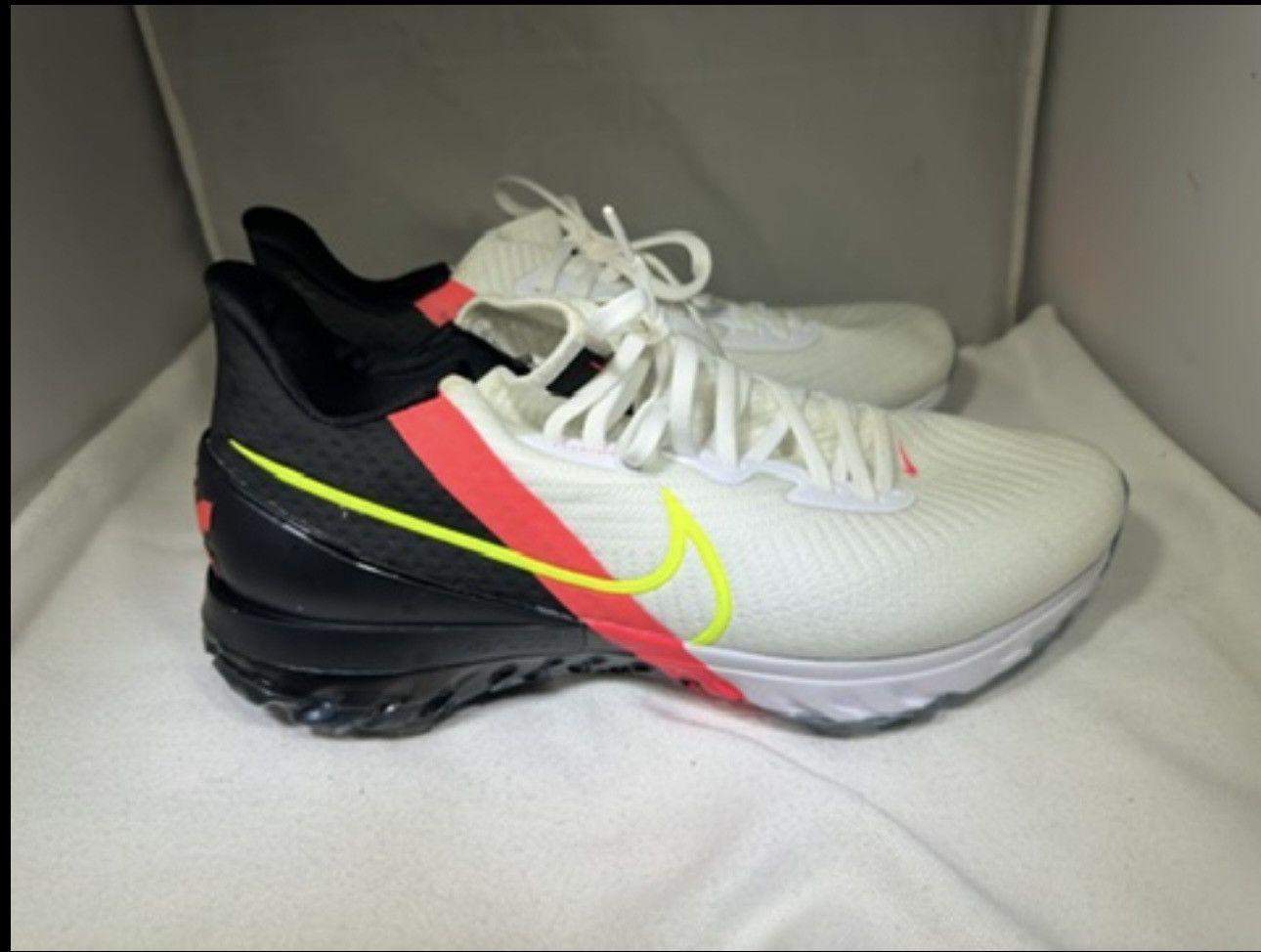 Nike New Nike Air Zoom Golf Wide White Crimson Volt Women’s 9.5 Size US 9.5 / IT 39.5 - 3 Thumbnail