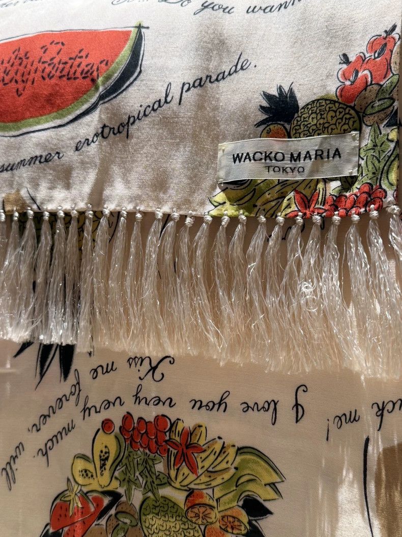 Wacko Maria Wacko Maria Silk Wheat Ear Scarf Size ONE SIZE - 7 Thumbnail