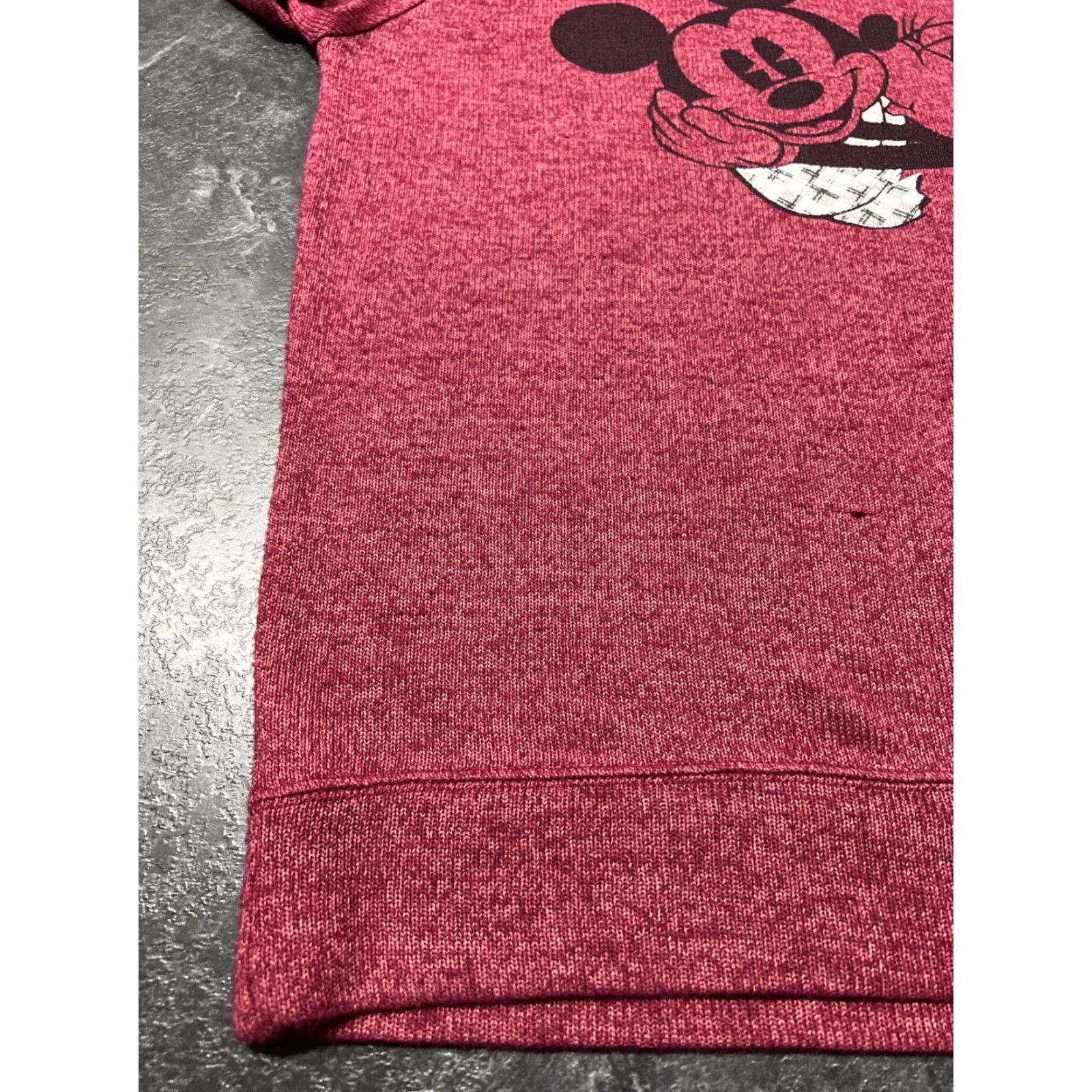 Disney Disney Parks Juniors Minnie Mouse Mickey Mouse Graphic Sweater Top Red XL Long Sleeve Pullover Womens Size XL / US 12-14 / IT 48-50 - 6 Thumbnail