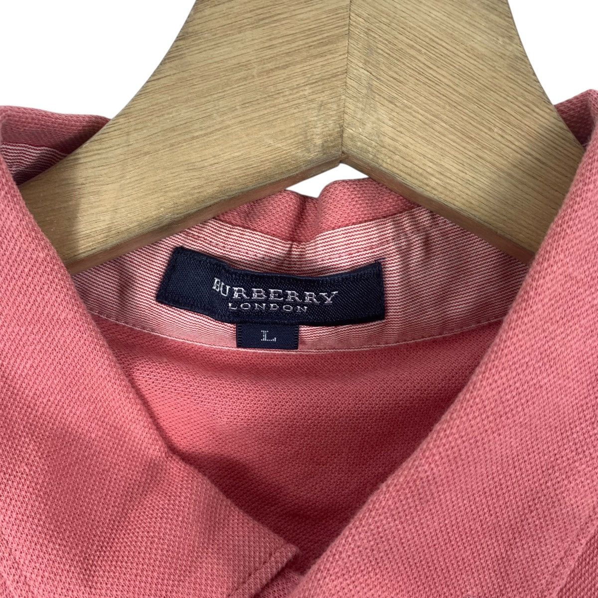 Burberry Vintage BURBERRY LONDON Embroidered Prorsum Polo Tee Shirt Size L / US 10 / IT 46 - 8 Thumbnail