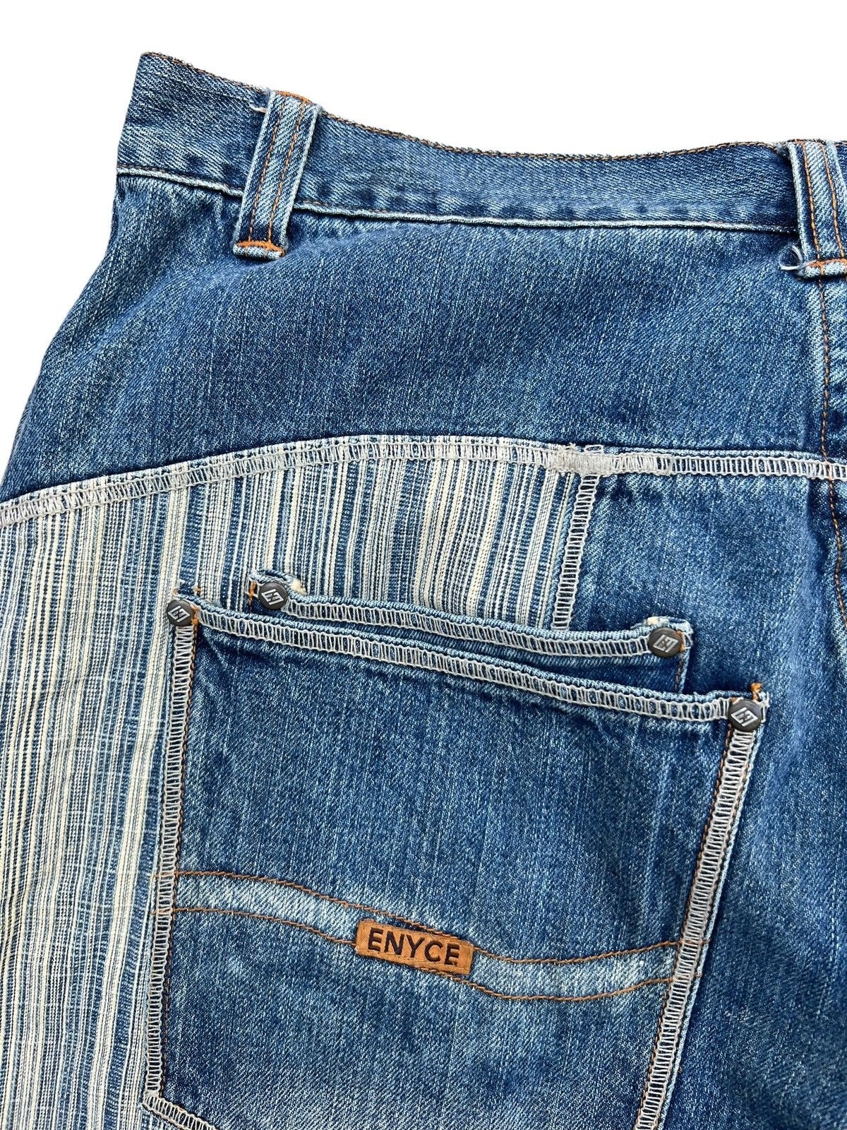 JNCO Enyce Y2K Multipocket Wide Baggy Denim Jeans 37 Size US 37 - 12 Thumbnail
