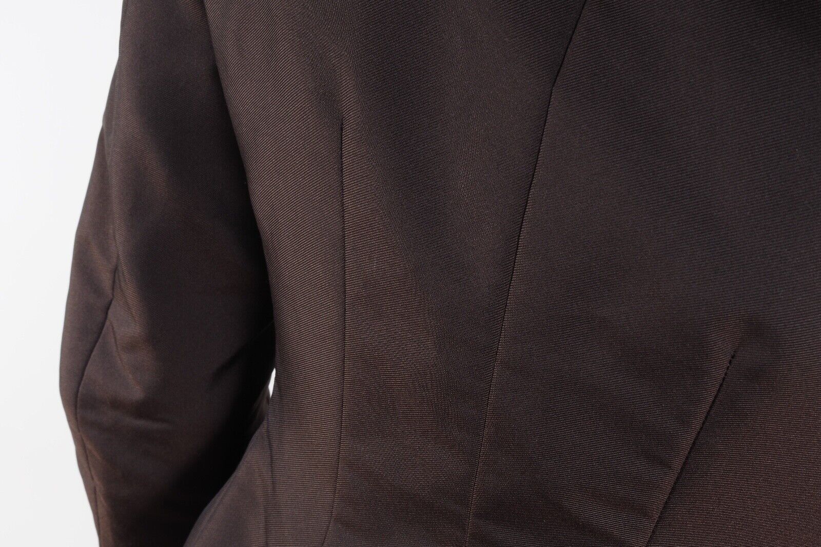 Moschino × Vintage Moschino Cheap and Chic Brown Skirt Blazer Jacket Suit Set Size L / US 10 / IT 46 - 3 Thumbnail