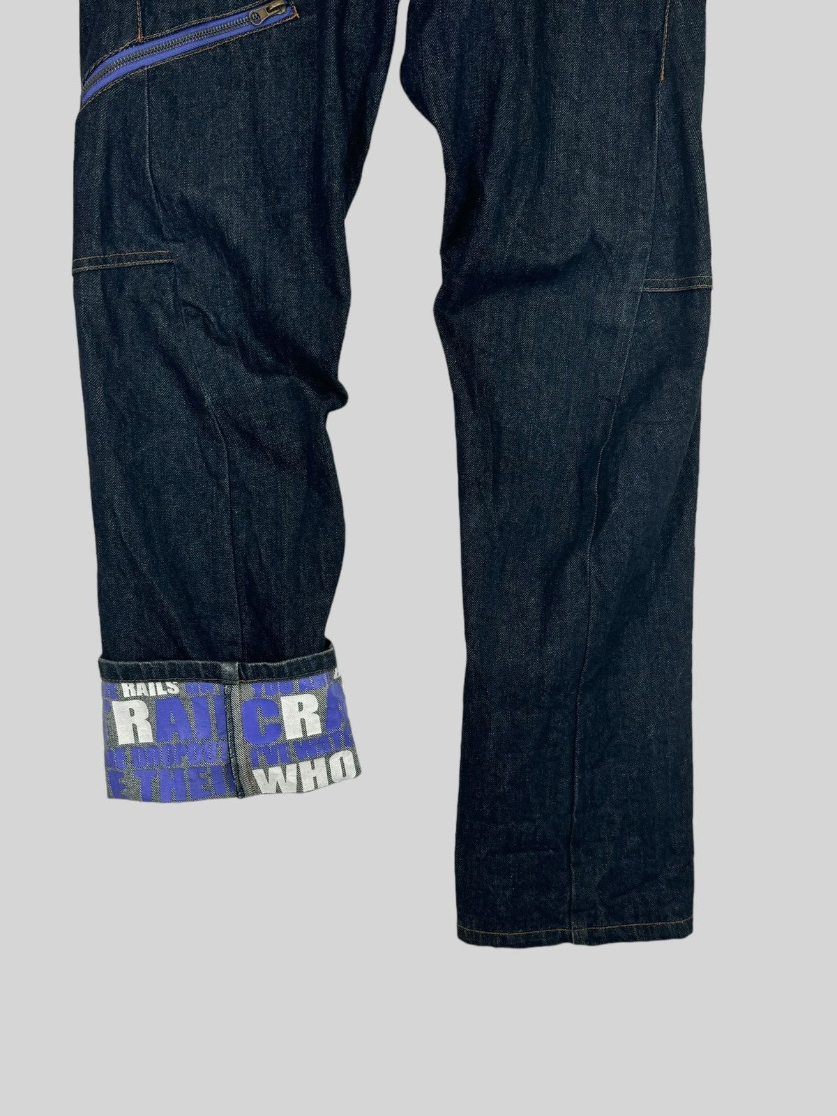 Hysteric Glamour × Japanese Brand NYLAUS CLOTHING Plaid Tartans Junya Watanabe Denim Jeans Size US 31 - 6 Thumbnail