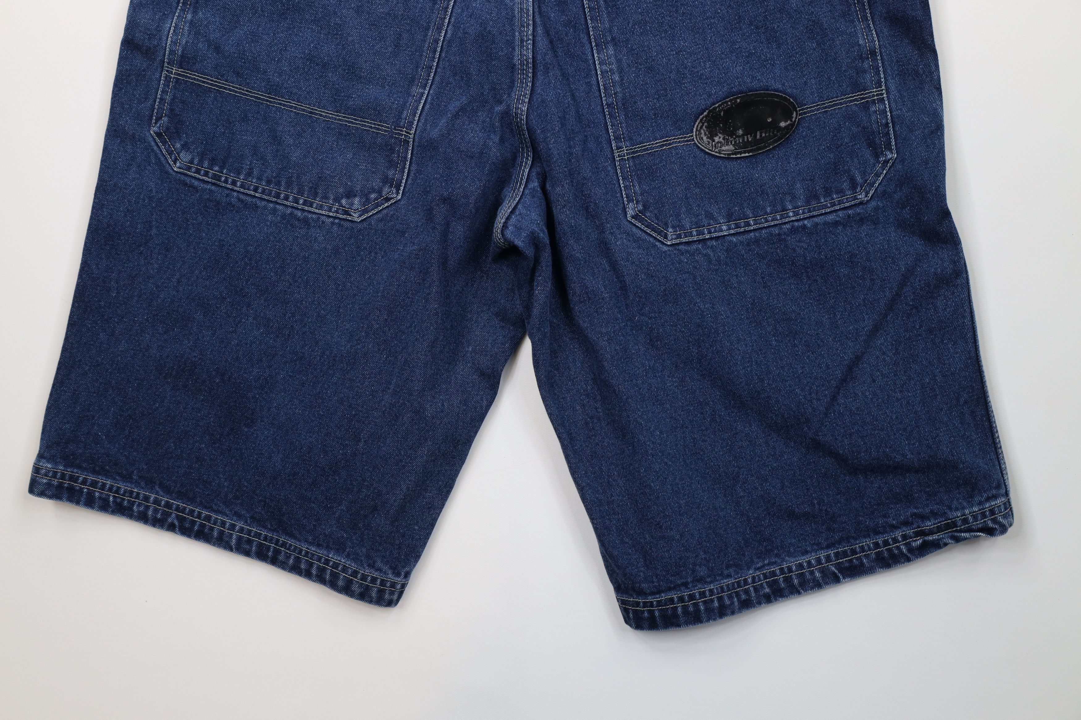 Vintage Vintage Johnny Blaze Man Wutang Loose Baggy Fit Denim Shorts Size US 38 / EU 54 - 15 Thumbnail