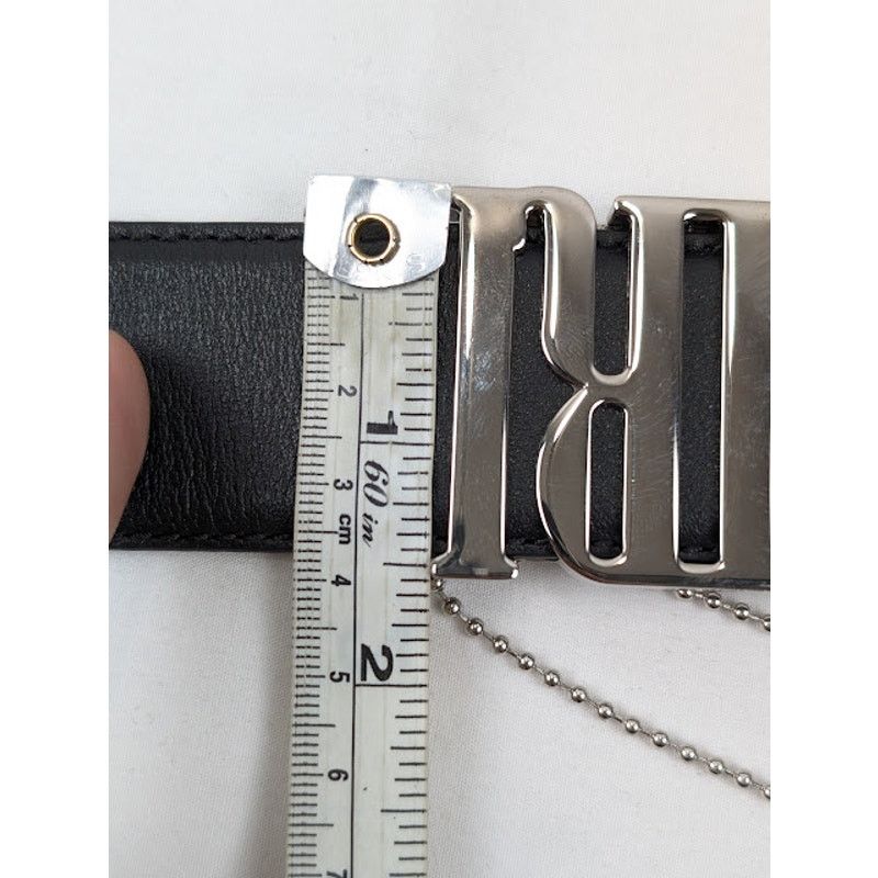 Amiri o1rshd1 Size: 70 / Core 4cm Nappa Belt in Black Size 26 - 17 Thumbnail