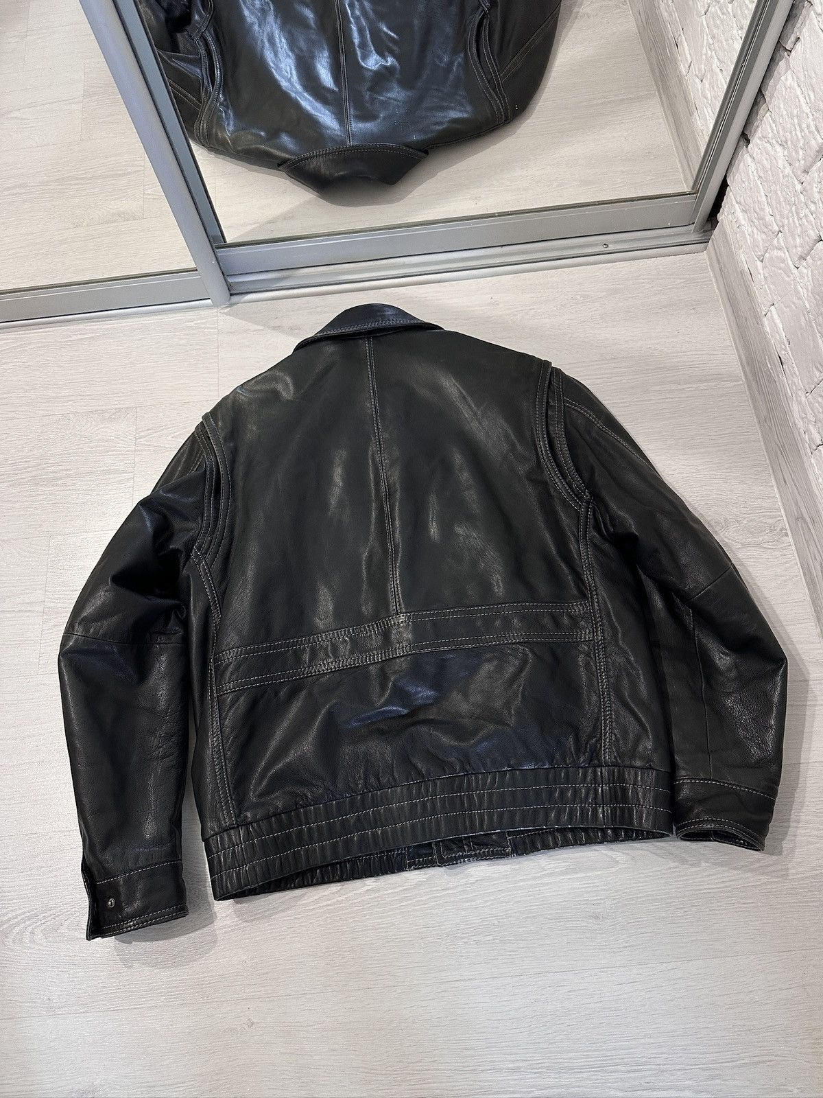 Gimo's Gimo’s Italy Leather Jacket – 100% Pelle Leather – Black Size US L / EU 52-54 / 3 - 24 Thumbnail
