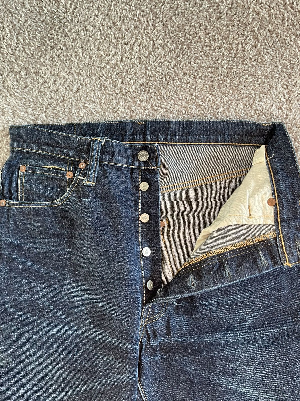 Skull Jeans by an Alchemist Skull jeans 5000xx selvedge denim Size US 32 / EU 48 - 2 Thumbnail