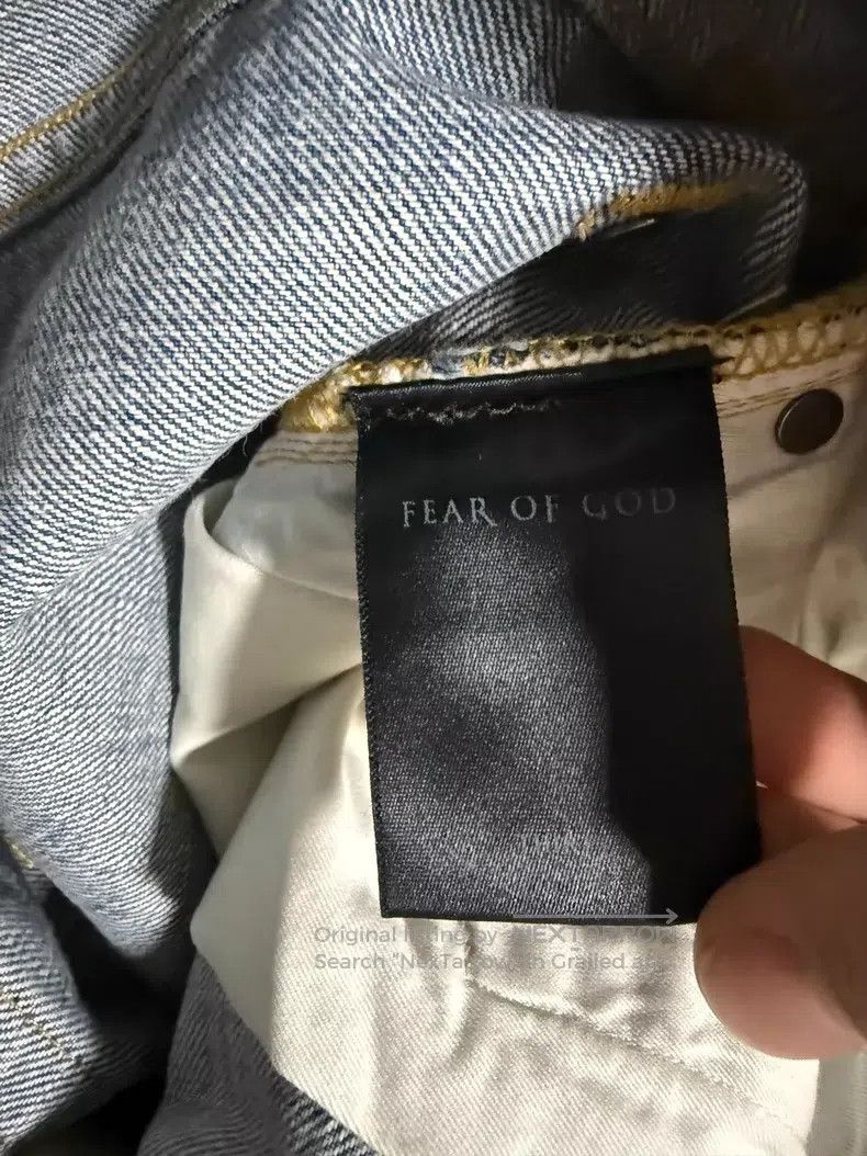 Fear of God Fear of God 2 batches of blue cattle Size US 29 - 5 Thumbnail