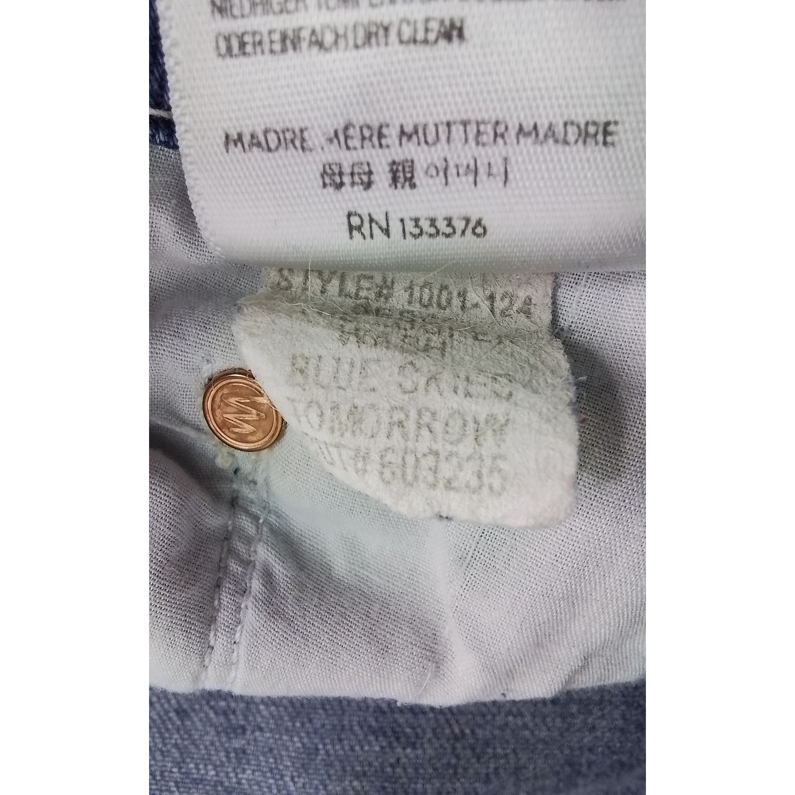 MOTHER Mother Denim Jeans The Looker Women's 28 Skinny Light Wash Size 28" / US 6 / IT 42 - 9 Thumbnail