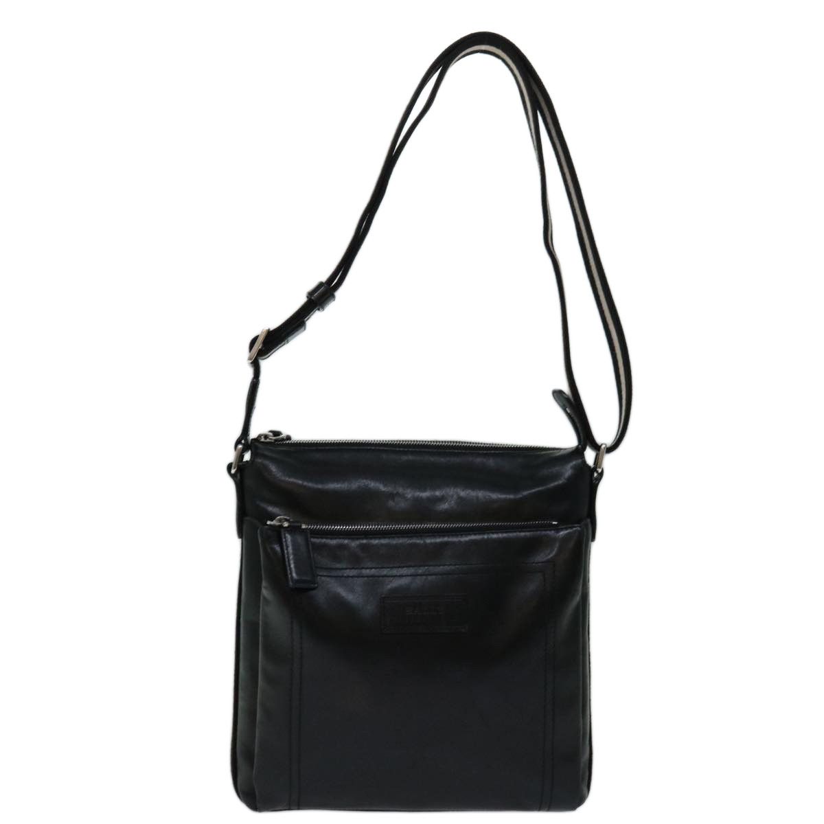 Bally -- Black Leather Shoulder Bag (Pre-Owned) Size ONE SIZE - 1 Thumbnail