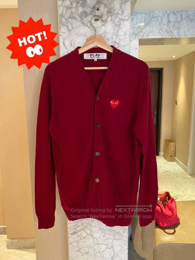 Comme des Garcons Comme Des Garcons Knitted Wool Cardigan Size XL / US 12-14 / IT 48-50 - 1 Thumbnail