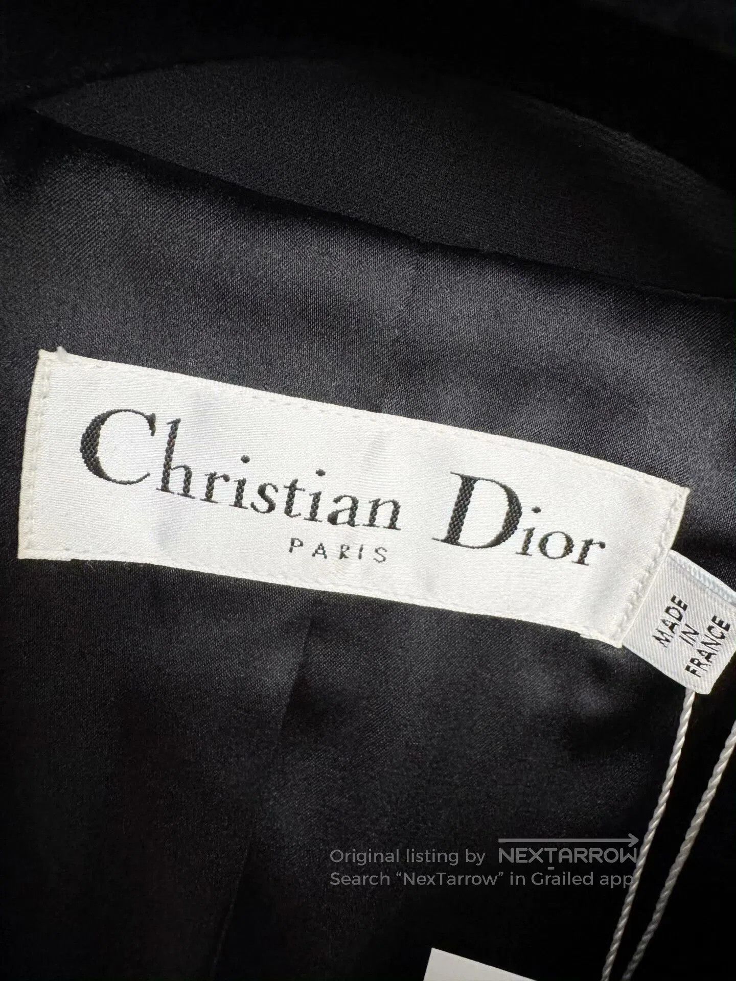 Dior elegant dior suit jacket in navy blue. Size US S / EU 44-46 / 1 - 2 Thumbnail