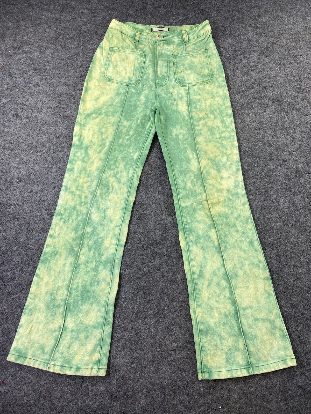 Japanese Brand Jouetie bleach green Jeans - J1013 Size 26" / US 2 / IT 38 - 2 Thumbnail