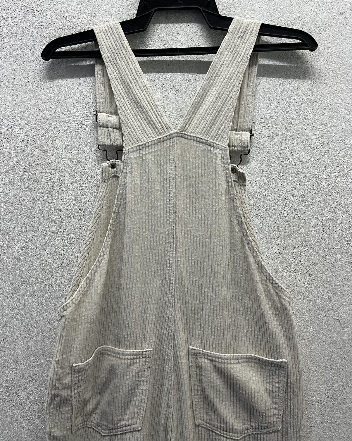 GU VINTAGE GU JEANS WHITE OVERALLS Size US 34 / EU 50 - 4 Thumbnail