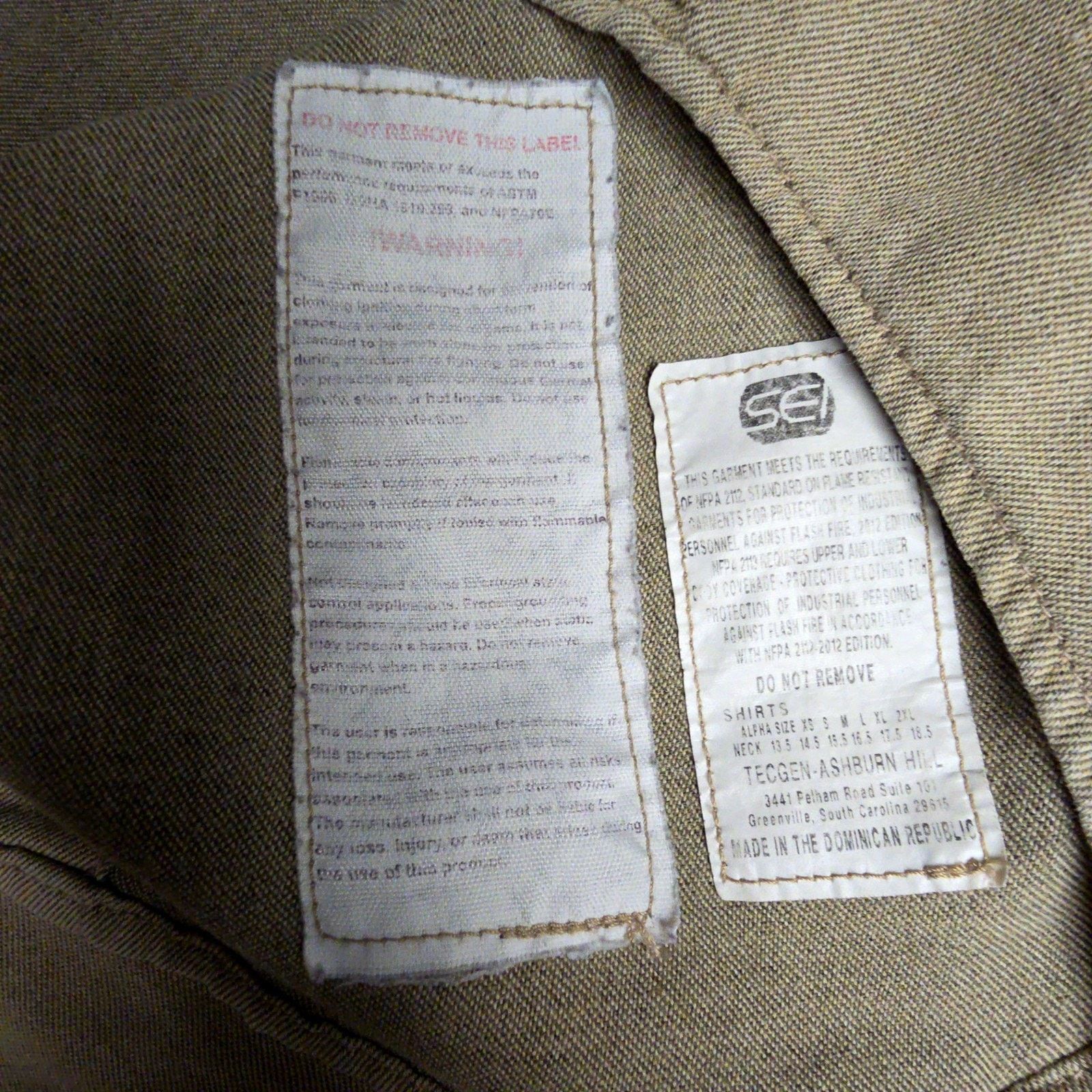 Other Tru-Spec Mens Shirt Khaki Long Sleeve Beige FR Workwear XL Size US XL / EU 56 / 4 - 7 Thumbnail