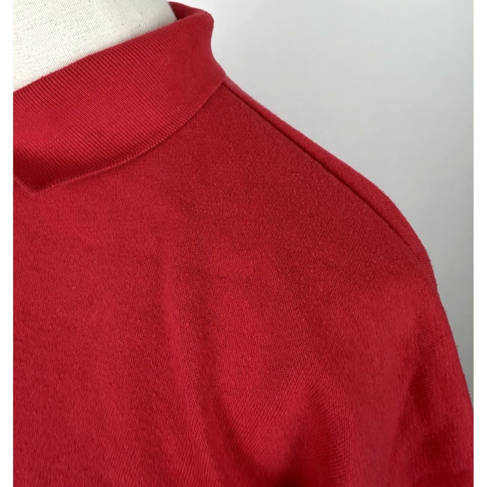 Vintage VINTAGE Dashers Sweatshirt Womens Medium Collared Christmas Holiday Red Knit Cotton Blend Long Sleeve Pullover 80s 90s Retro Christmas Womens Size M / US 6-8 / IT 42-44 - 6 Thumbnail