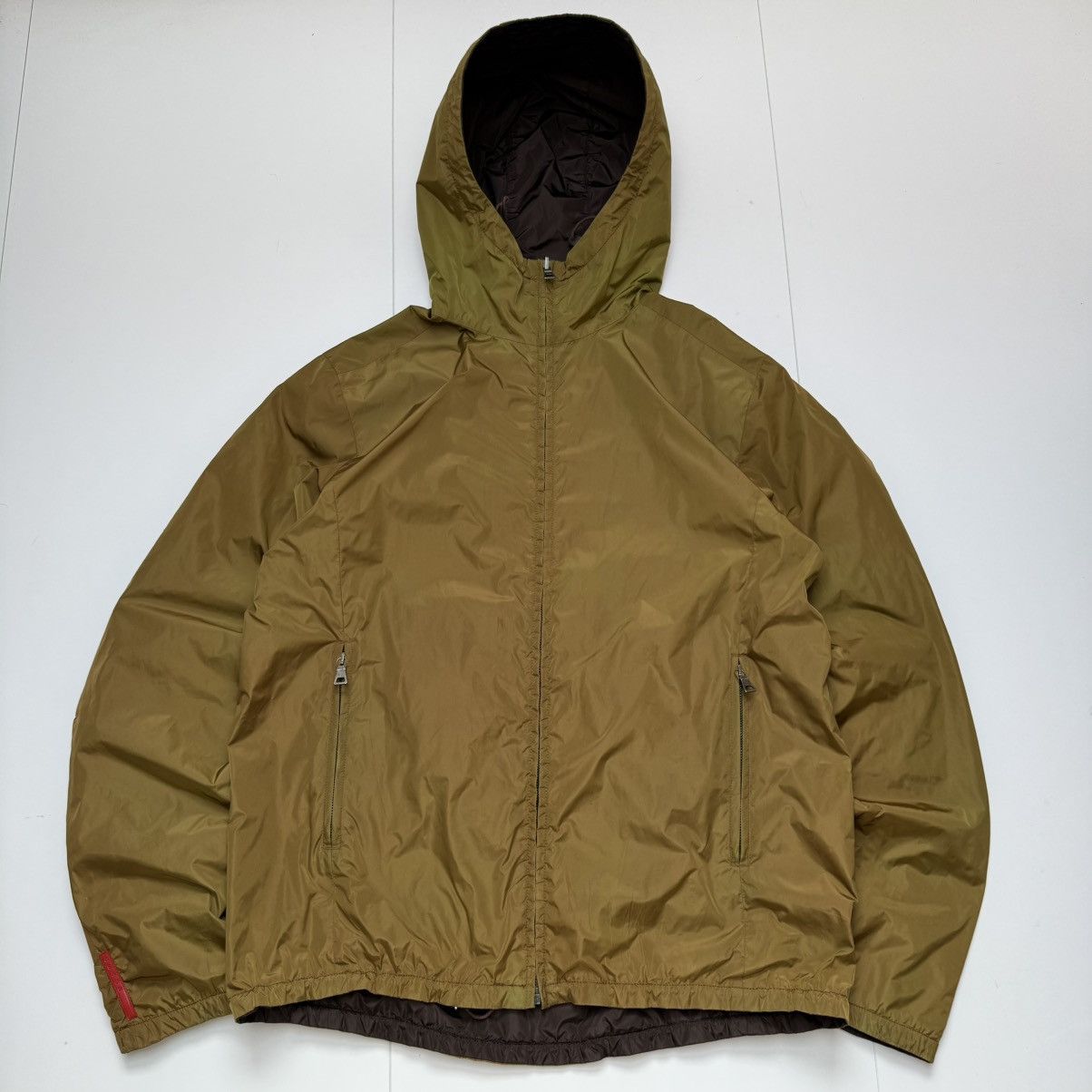 Prada Vintage prada red tab reversible gorpcore nylon jacket Size US L / EU 52-54 / 3 - 2 Thumbnail